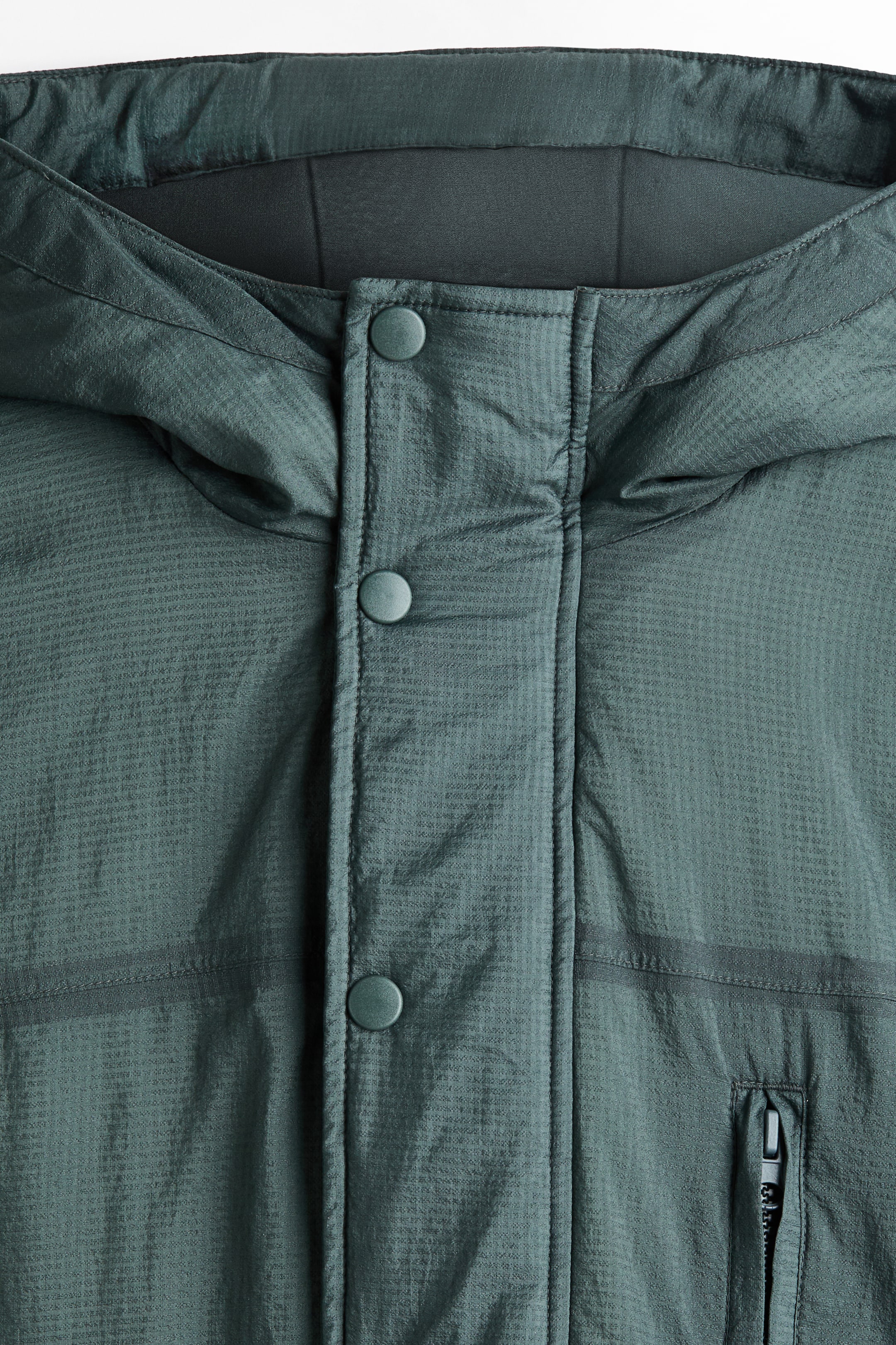 이미지 확대 보기: 나일론 패딩 재킷 - 포레스트 그린 - Men | H&M KR 7