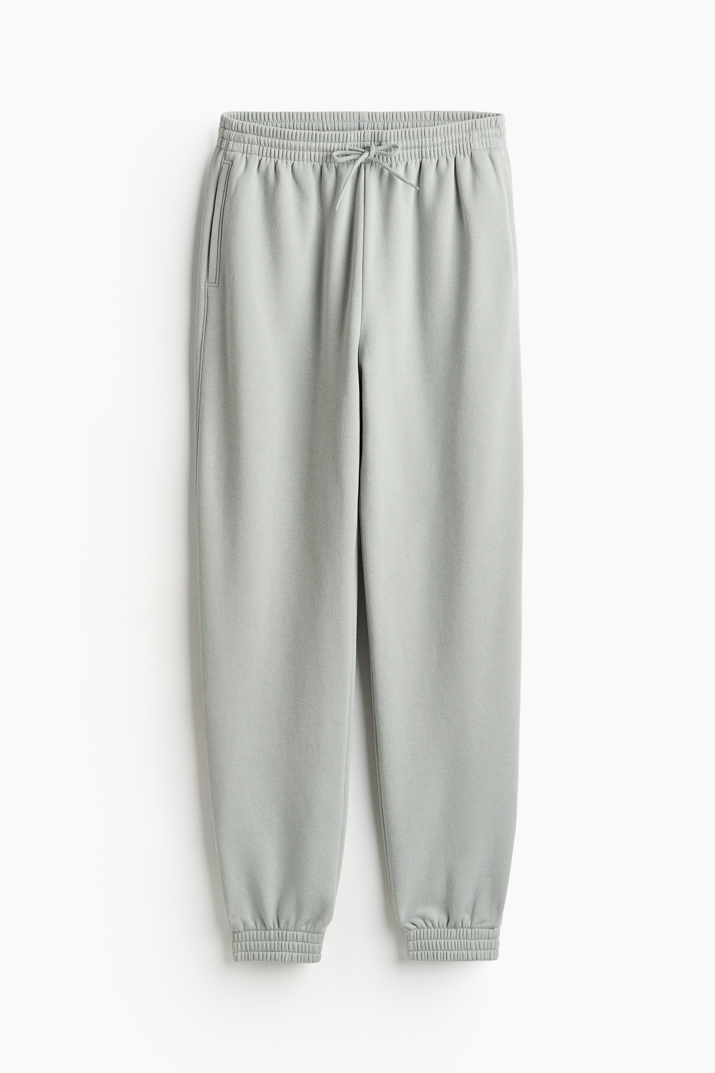 Women's Light gray melange High Waist Joggers | H&M CA