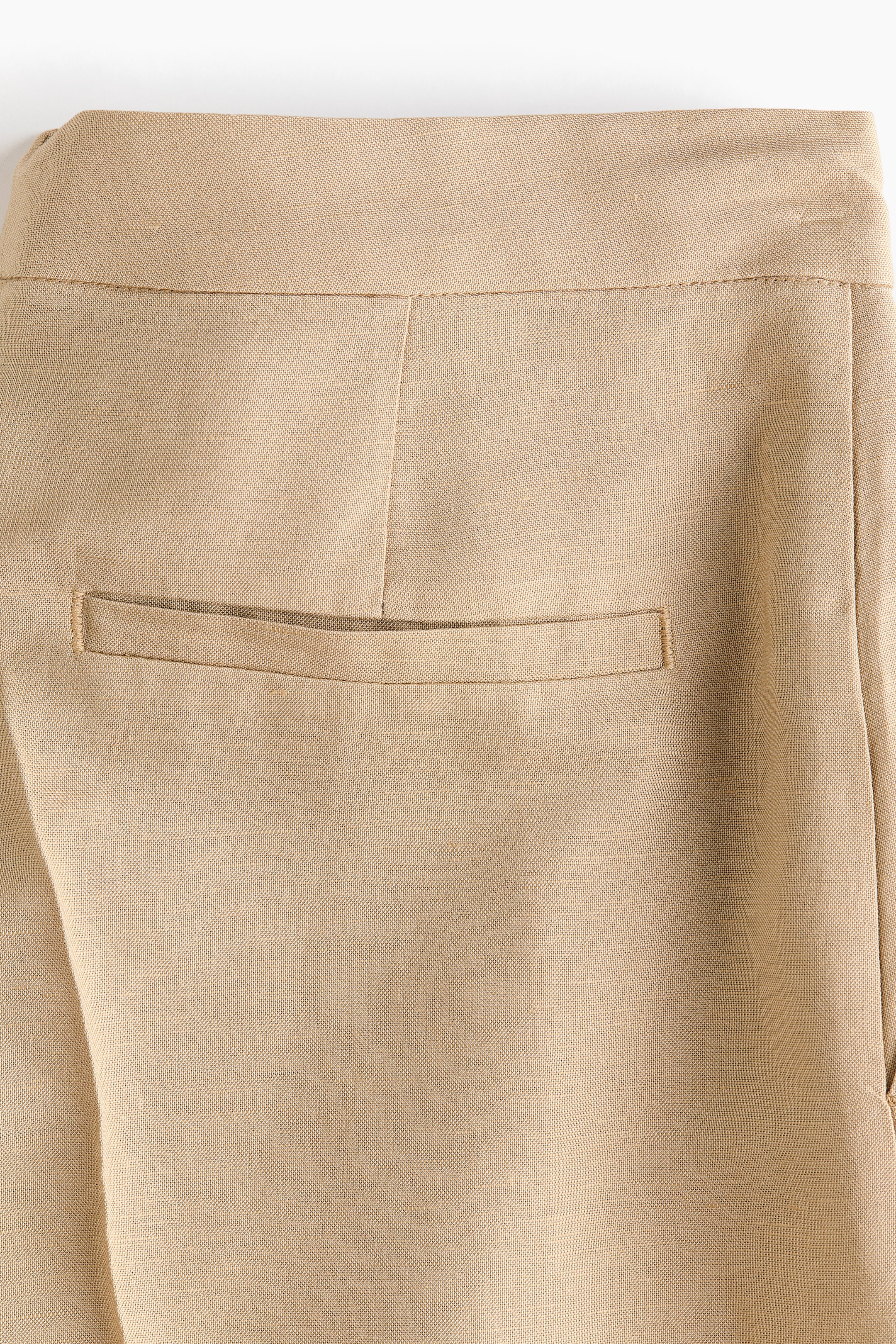 Linen-Blend Bermuda Shorts
