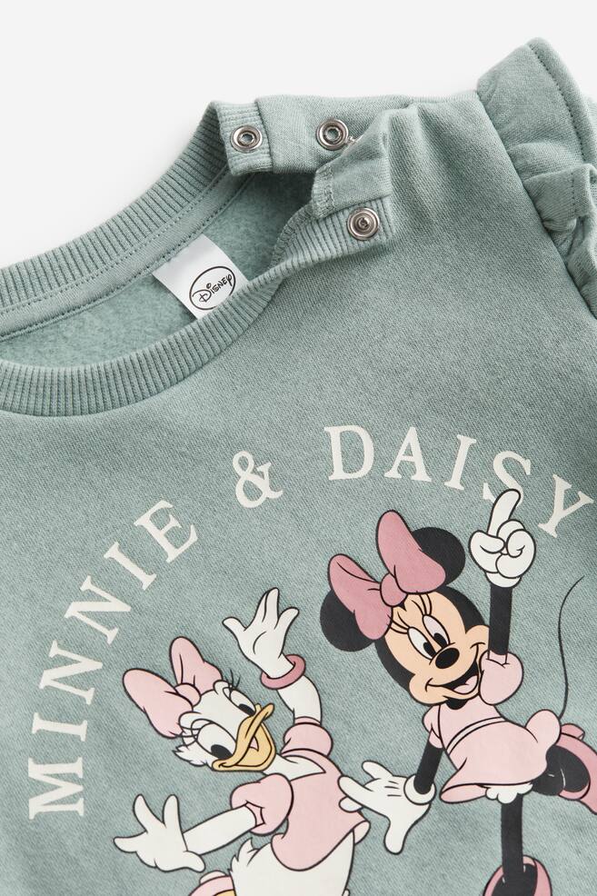 2-piece printed cotton set - Dusty green/Minnie Mouse/Beige/Winnie the Pooh/Dark grey/Minnie Mouse/Light beige/Minnie Mouse/dc/dc - 3