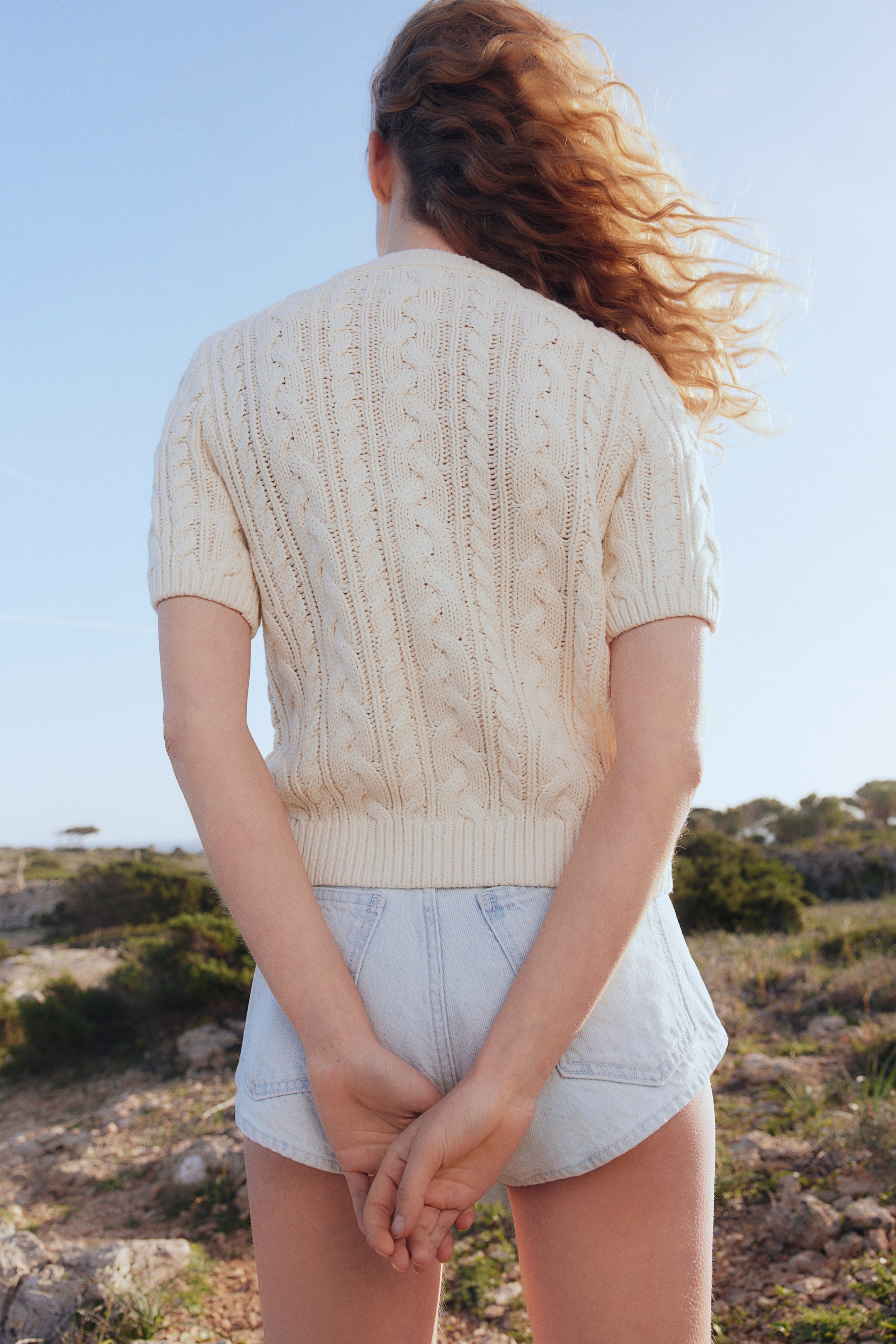 Cable-Knit Cardigan