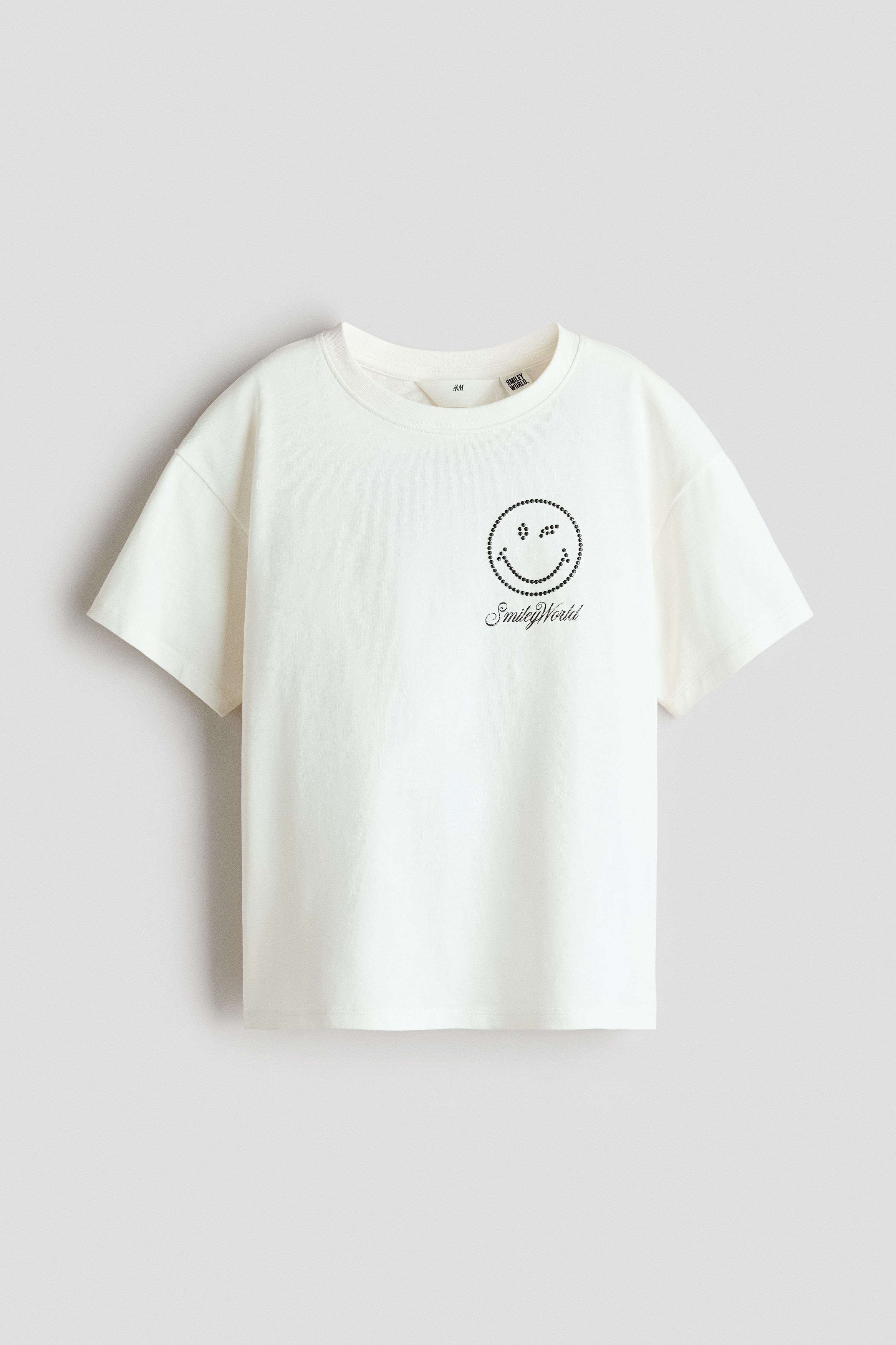 Printed cotton T-shirt - Ivory/SmileyWorld®/Pink/Lilo & Stitch/Light pink/Snoopy/White/Pochacco/Light yellow/CapyFun