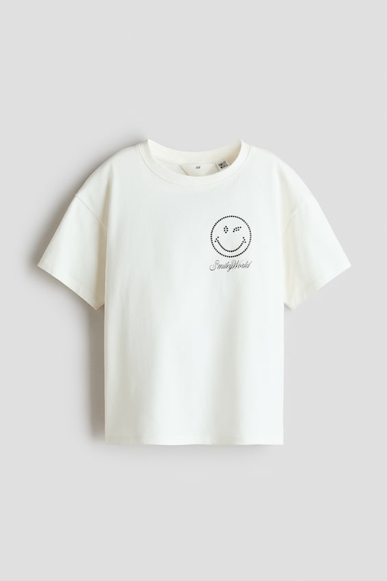 Детские футболки H&M Printed Cotton T-Shirt