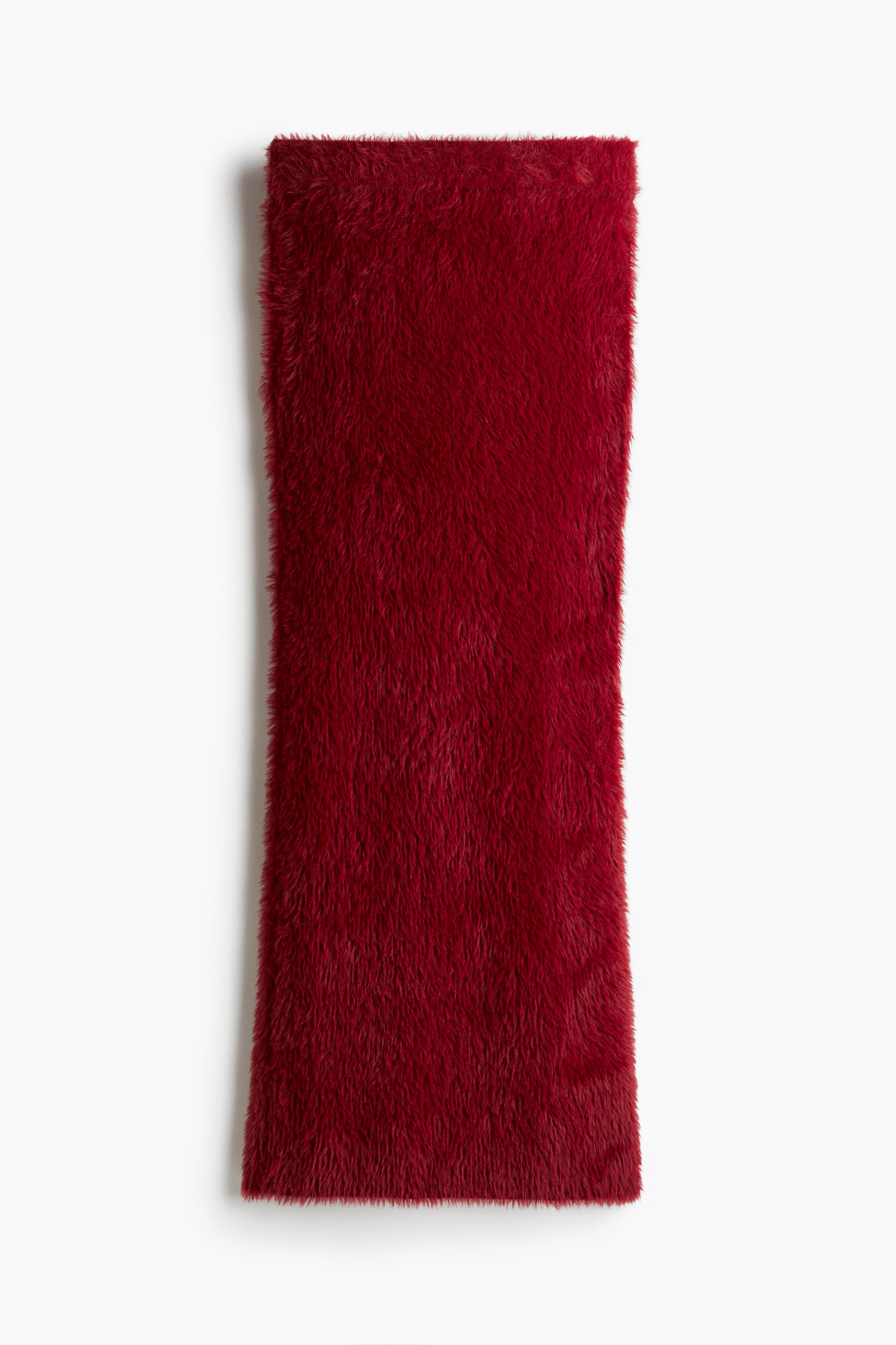 Ladies - Dark red Fluffy-knit skirt - Size: S  - H&M