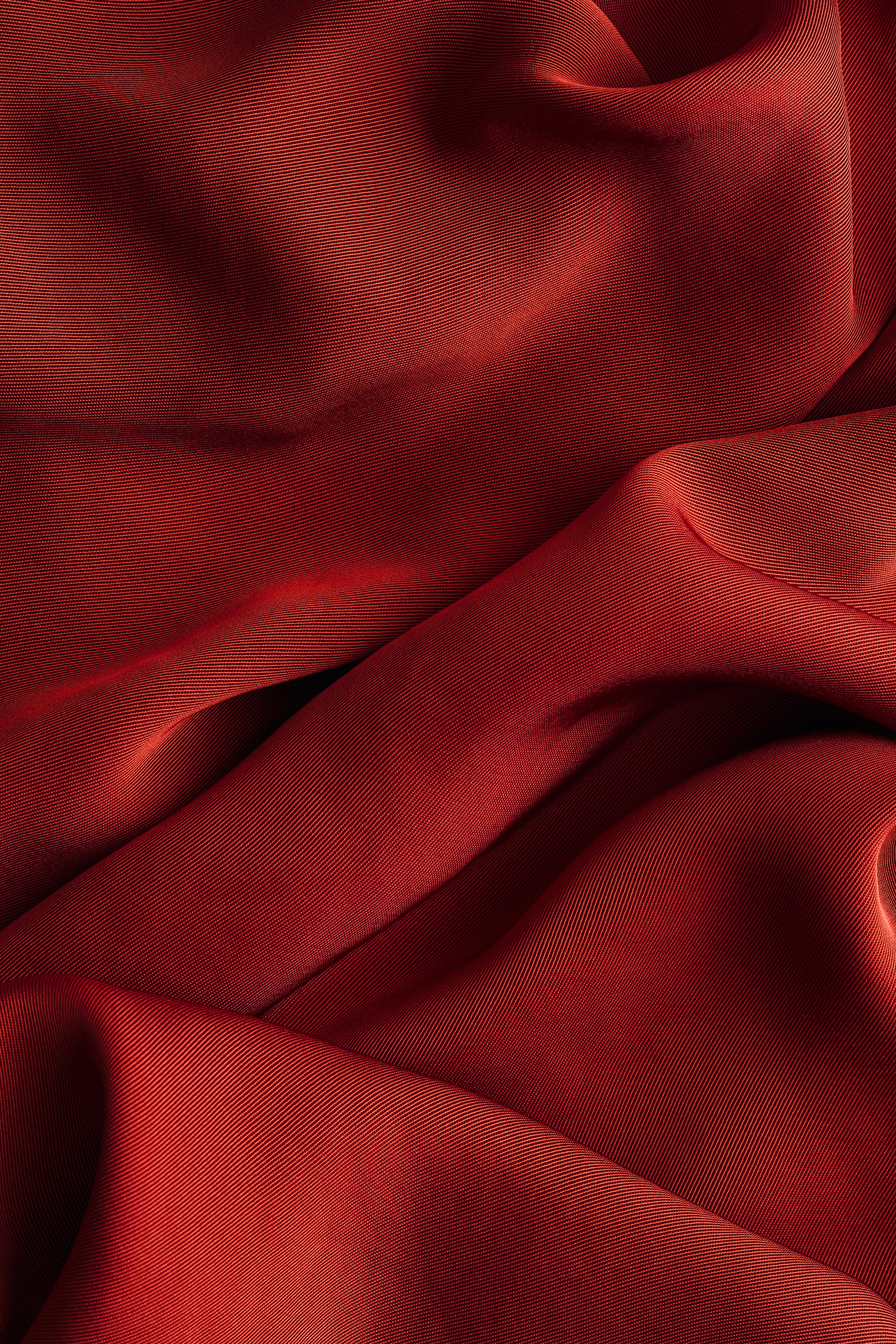 View larger image: Cowl-neck satin top - Red - Ladies | H&M IN 5