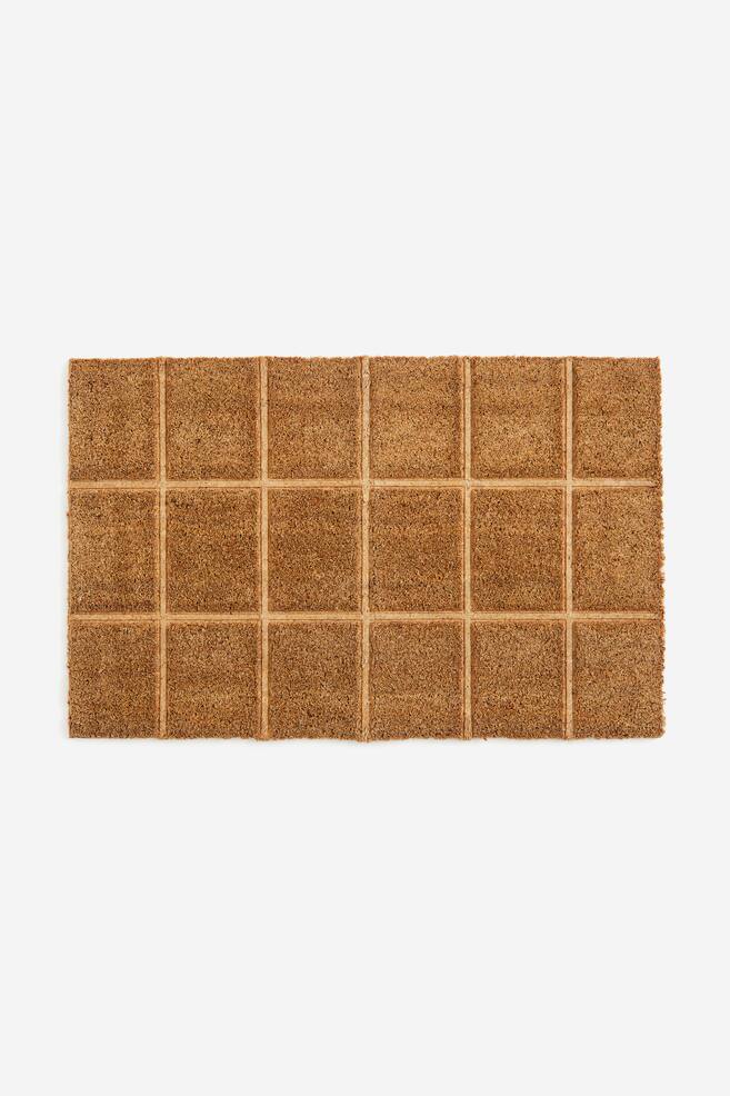 Coconut fibre doormat - Light brown - 1