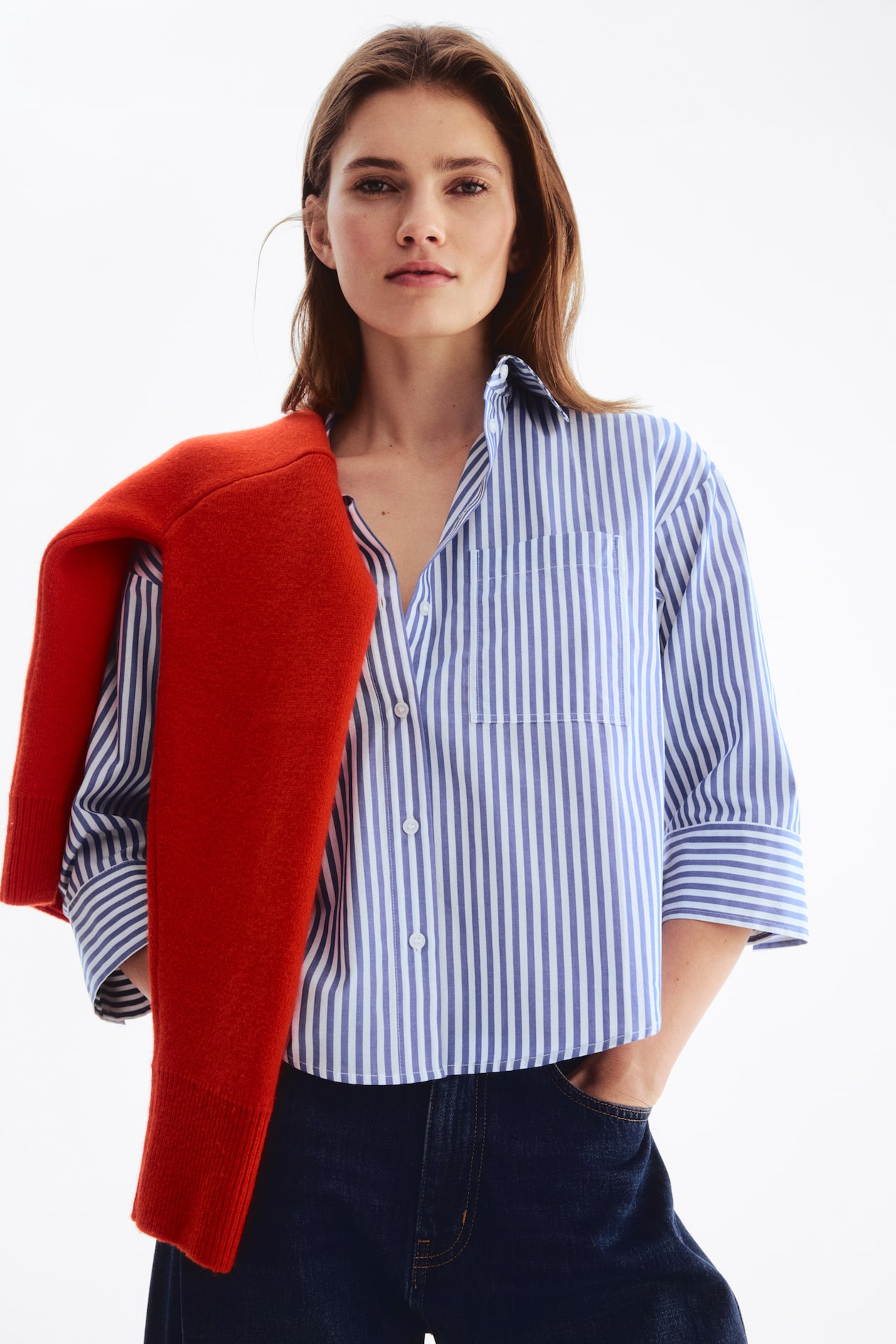 Short Poplin Shirt - image 3