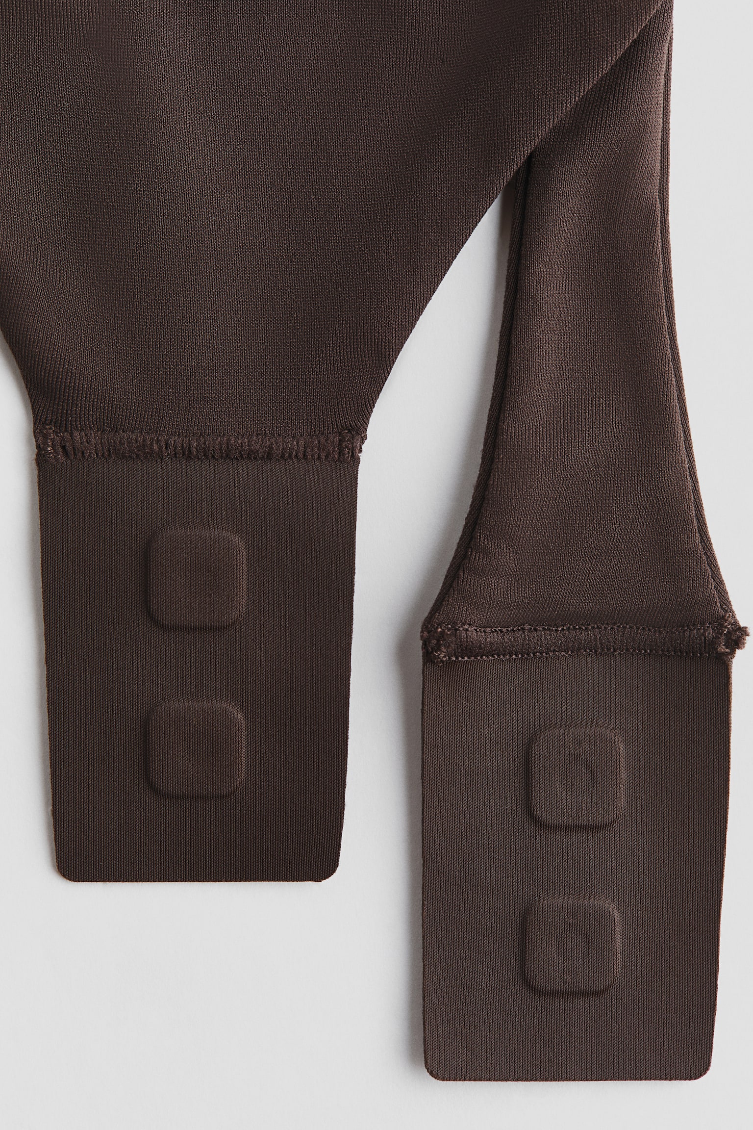 Μακρυμάνικο κορμάκι τάνγκα Sculpting - Σκούρο καφέ/Μαύρο/Ανοιχτό σάπιο μήλο - 3