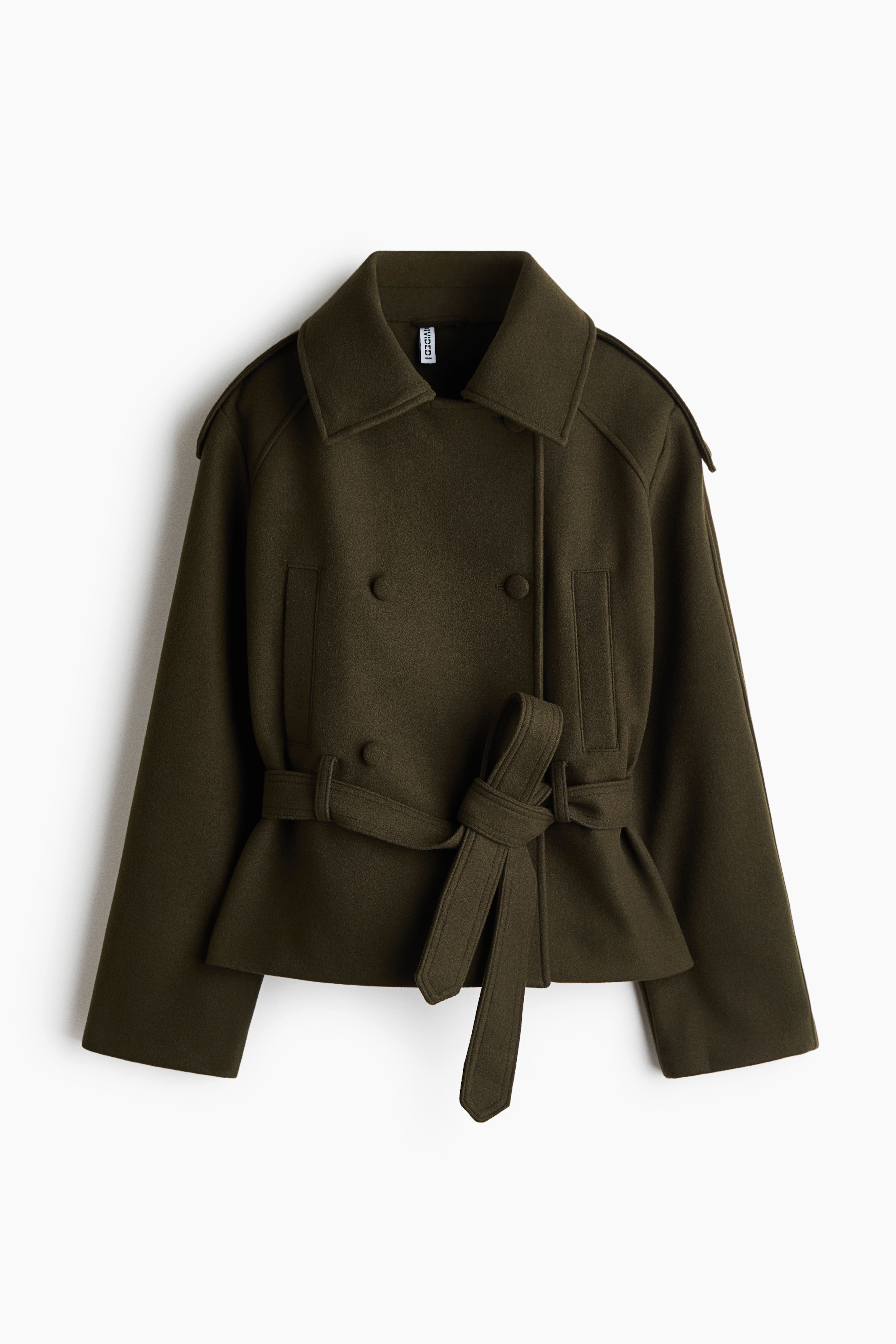 Short Double-Breasted Coat