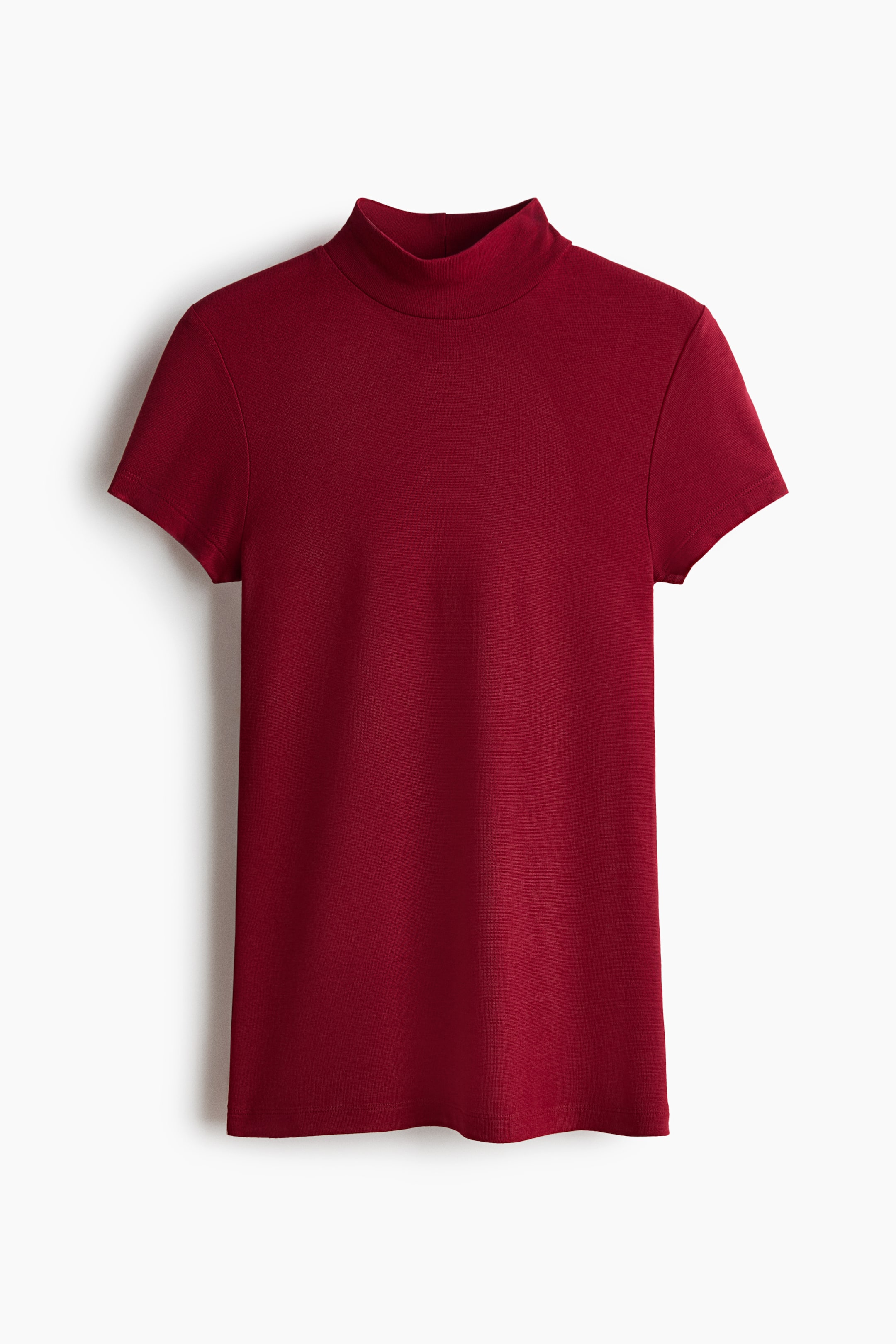 Mock Turtleneck Viscose Top