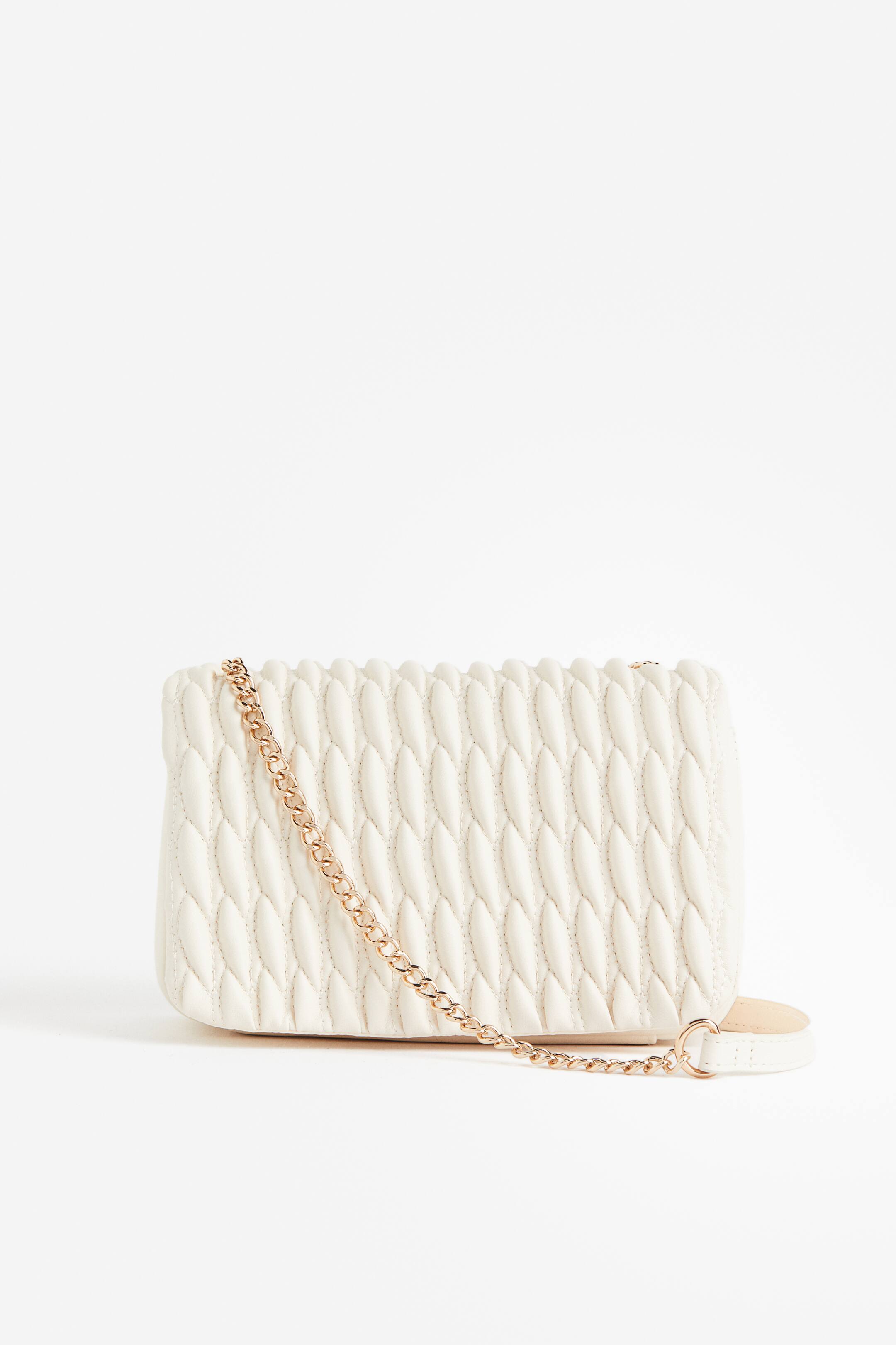 הצגת תמונה גדולה יותר: תיק צד קווילט - קרם - Ladies | H&M IL 1