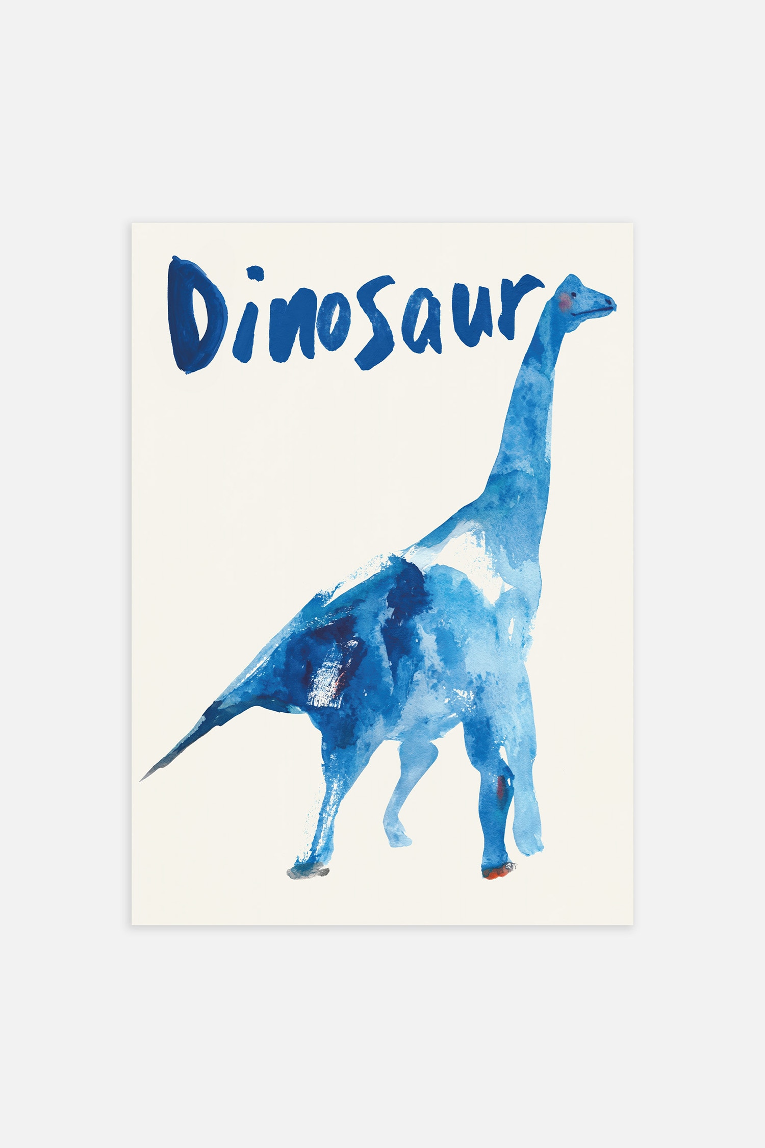 Póster Watercolour Dinosaur