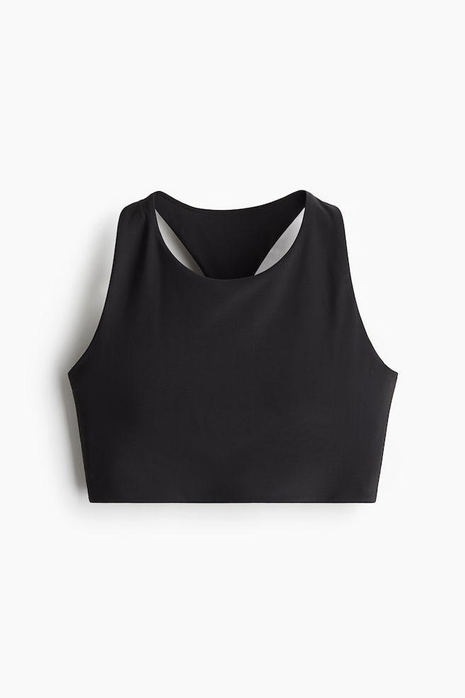 Sports Bikini Top - Black/Brown - 1