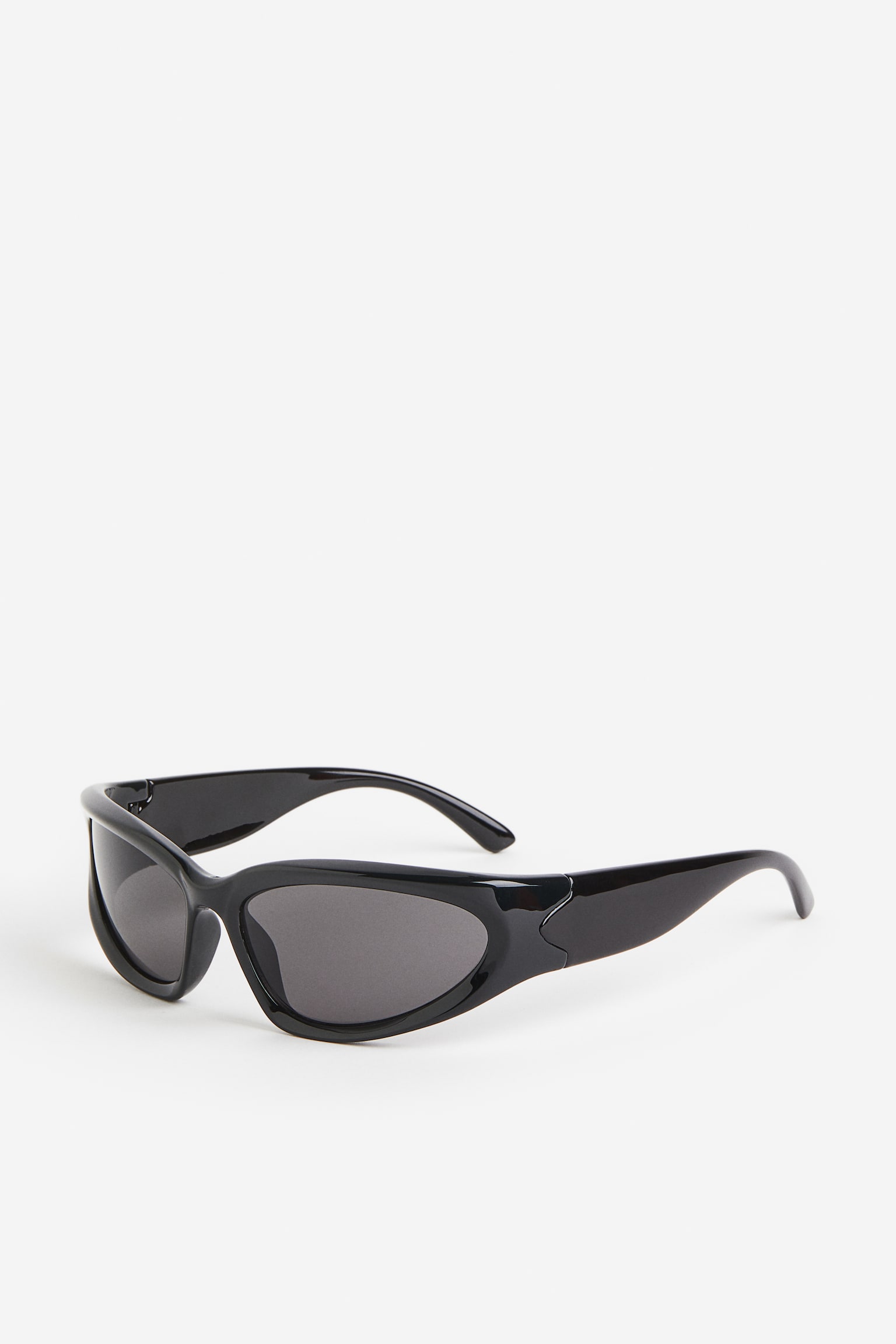 Sporty sunglasses - Black - 2