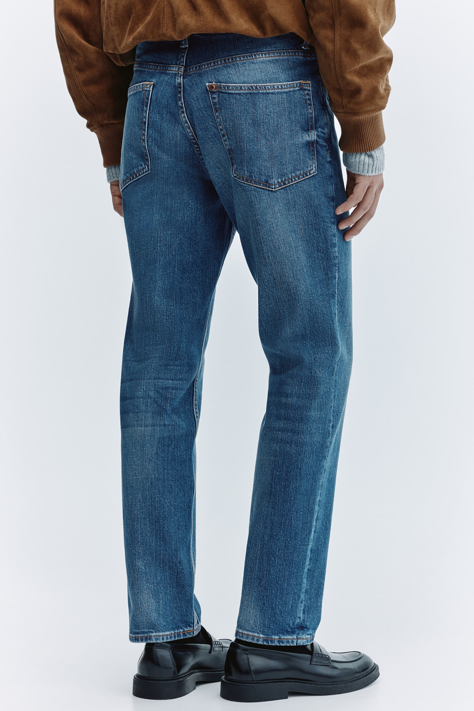 Slim jeans - כחול ביניים/שחור/כחול כהה/אפור - 7