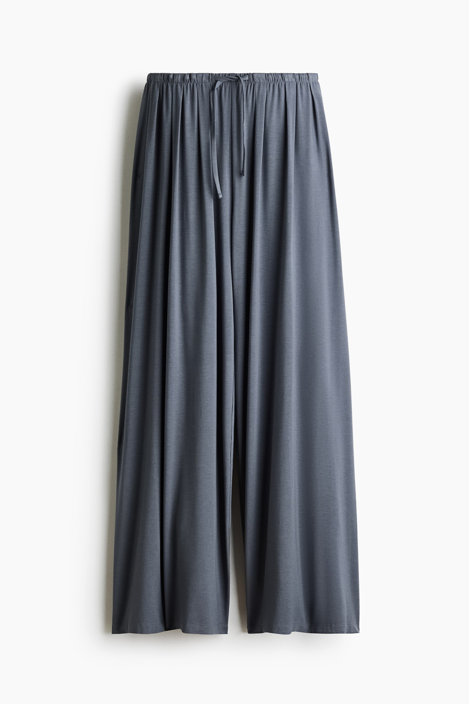 Jersey Drawstring Pants - Dark gray/Dark brown/Black - 1