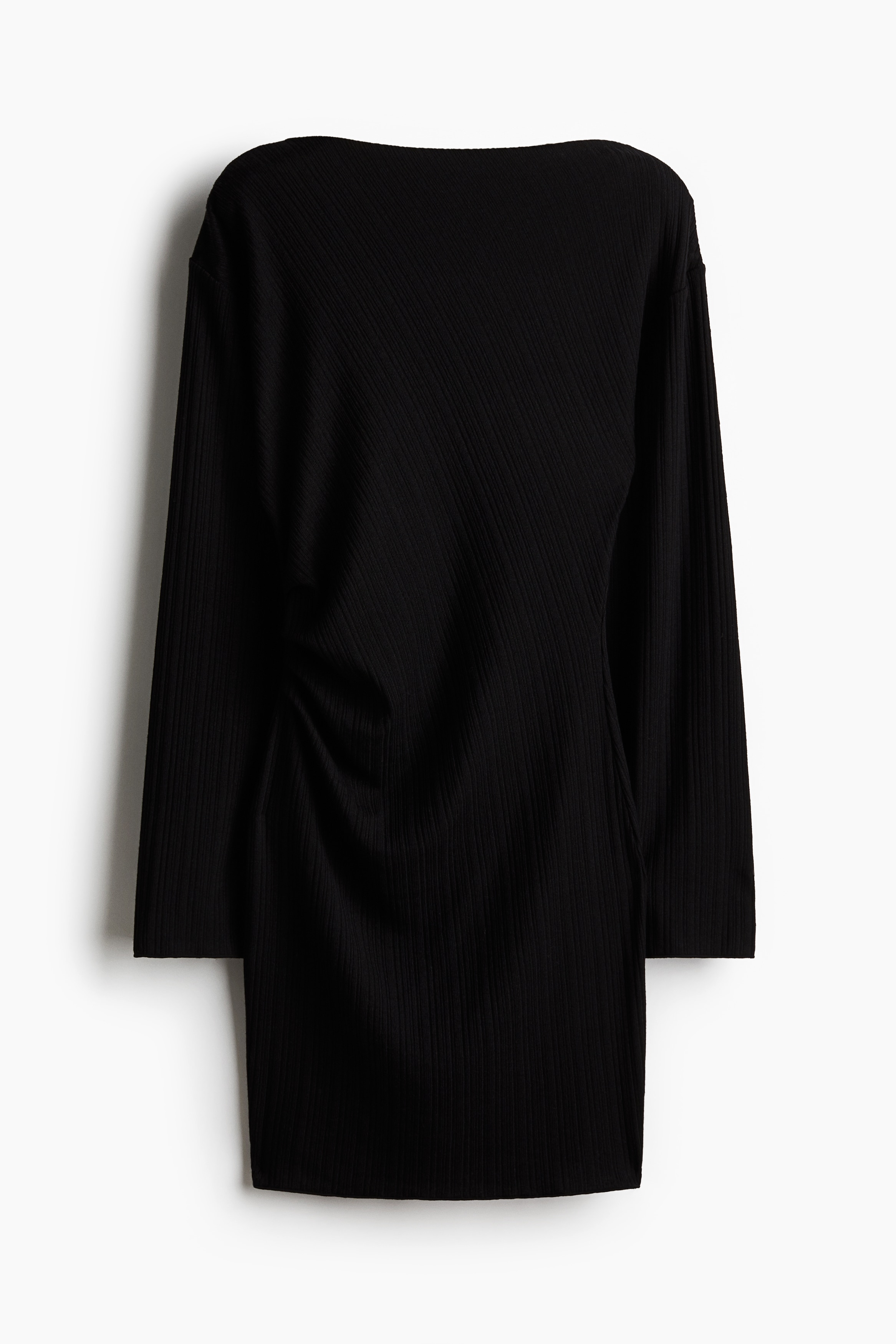 Abito bodycon drappeggiato - Nero