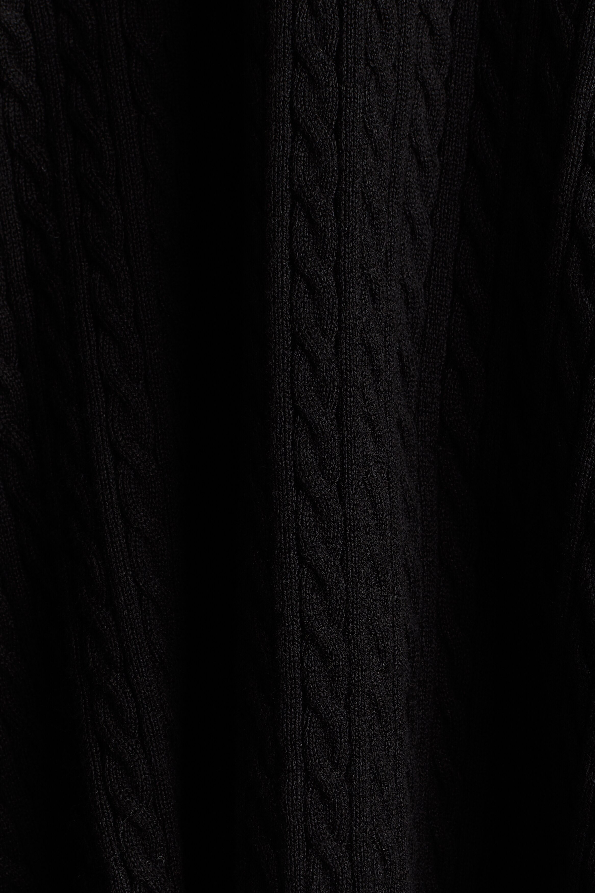 ケーブルニットセーター - ブラック - レディース | H&M JP