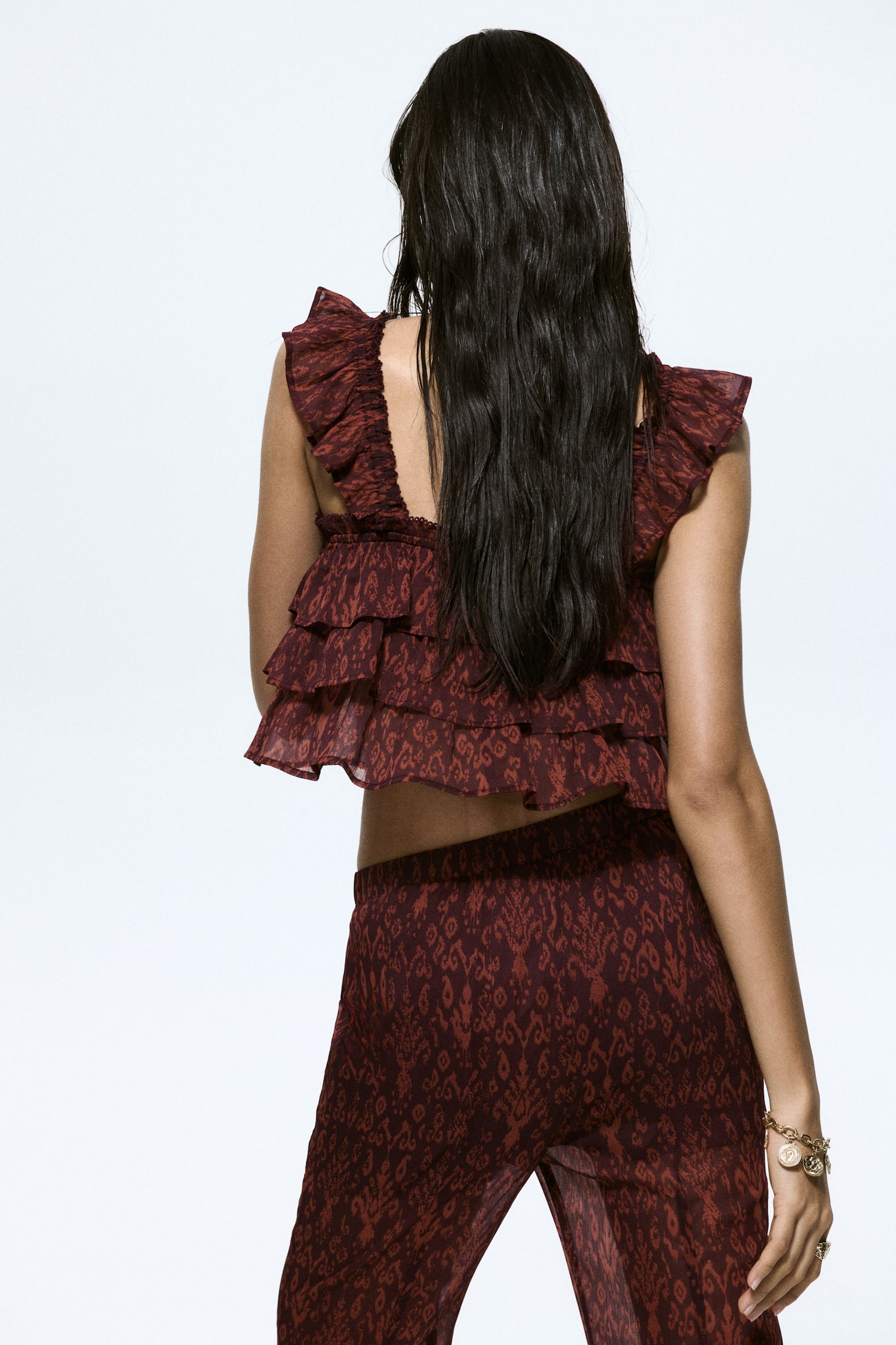 Tiered crinkled top - 6
