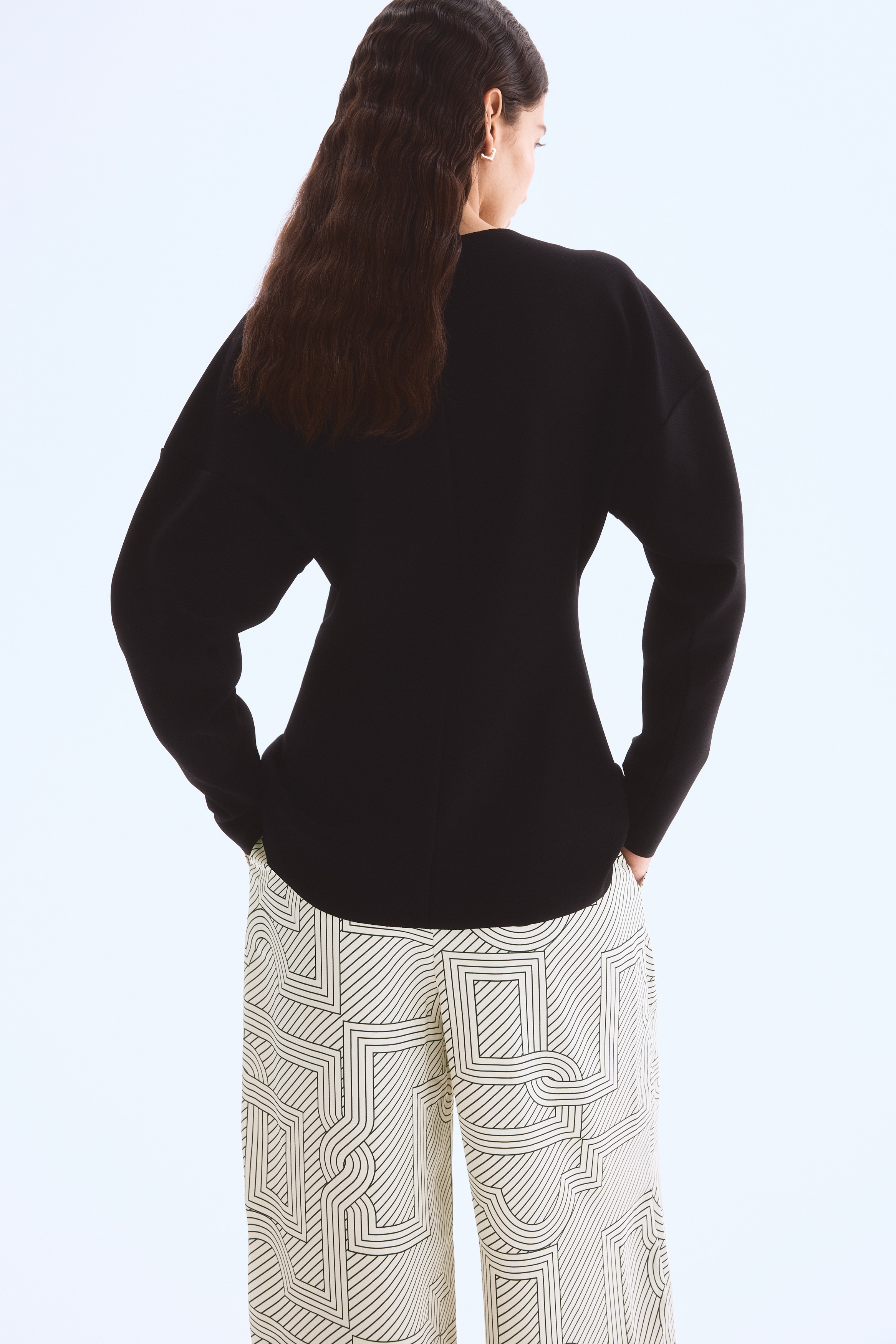 Wide trousers