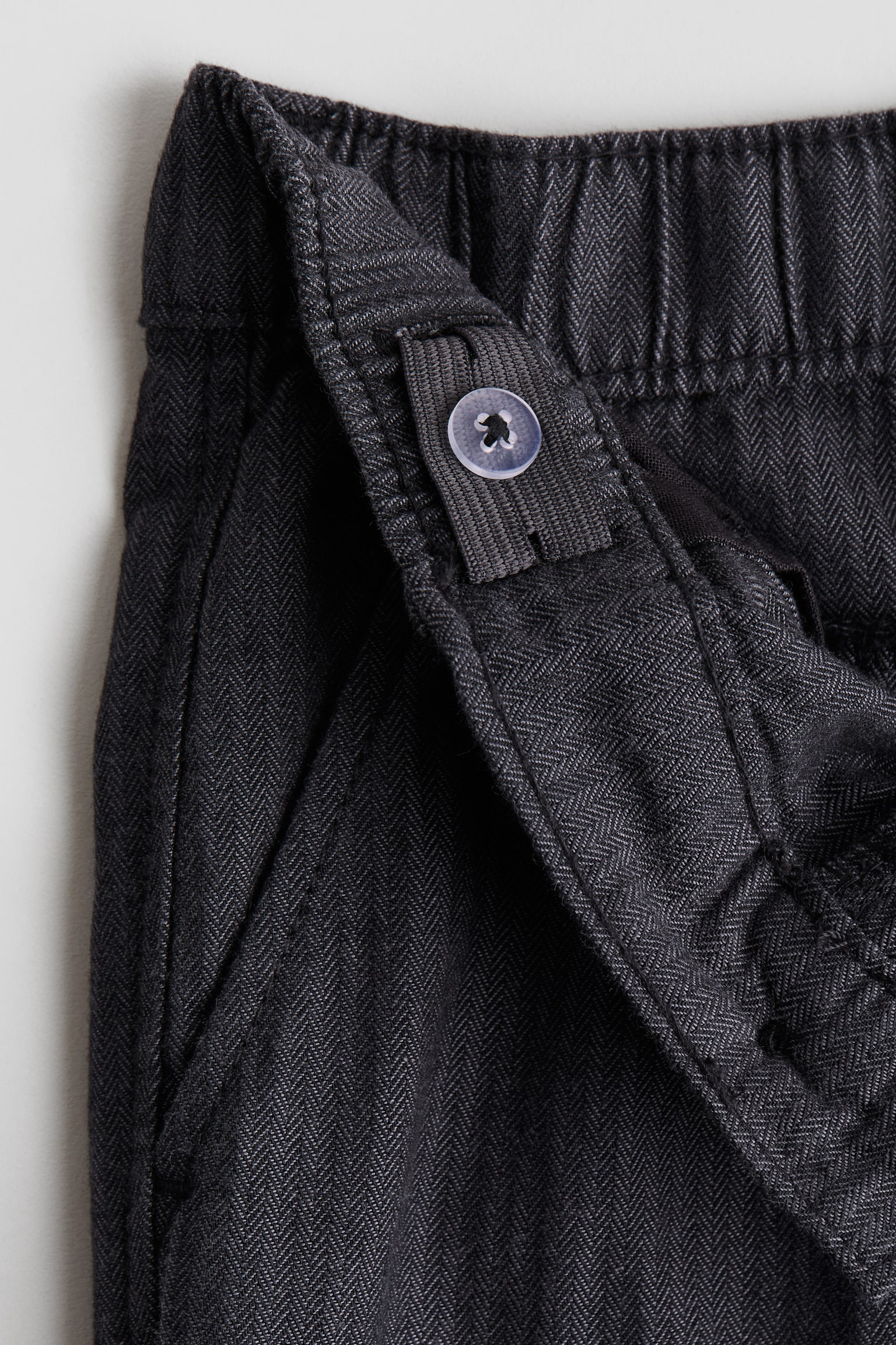 Cotton cargo shorts - Dark grey - 3