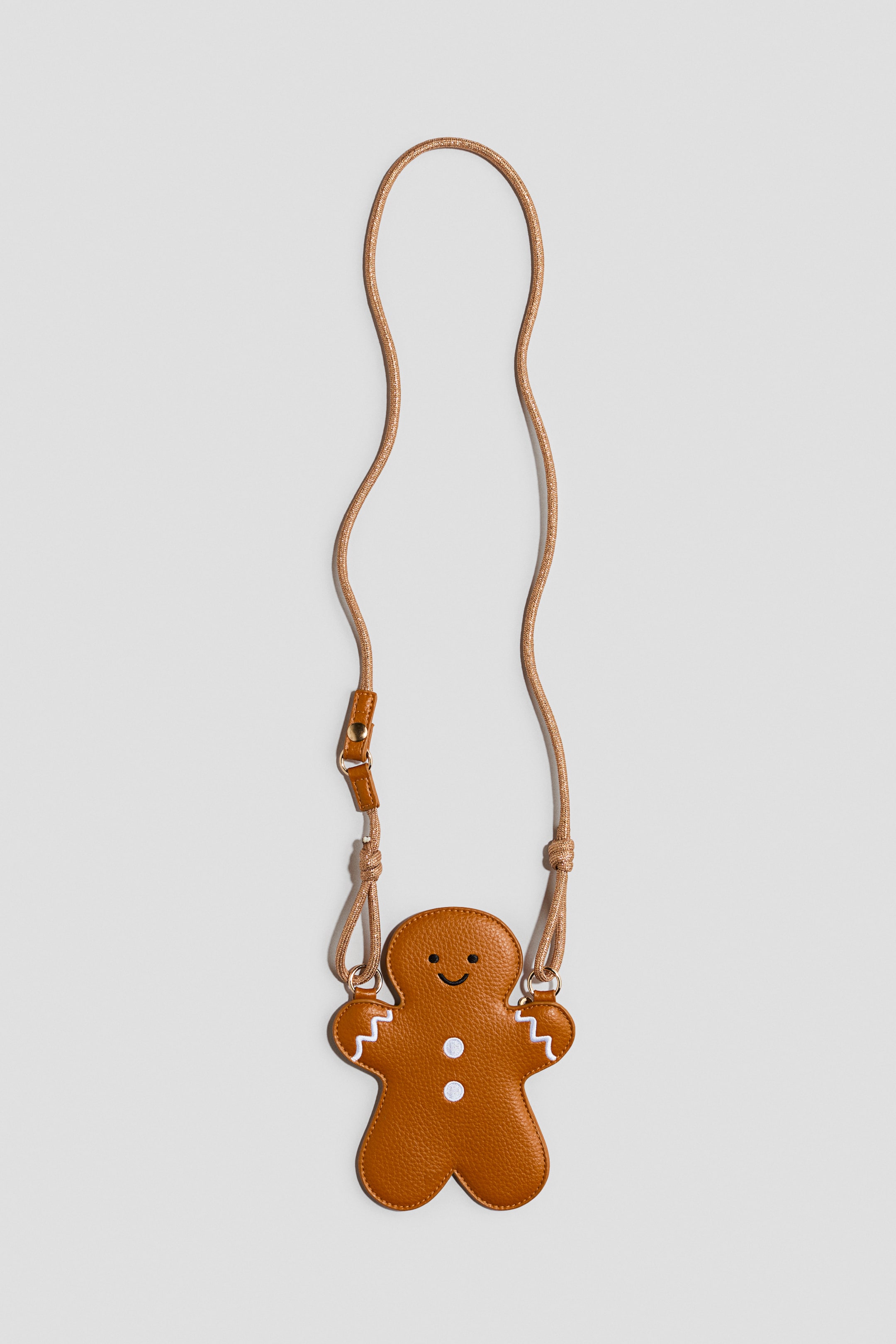 Переглянути збільшене зображення: Сумка через плече - Brown/Gingerbread man - Kids | H&M UA 1