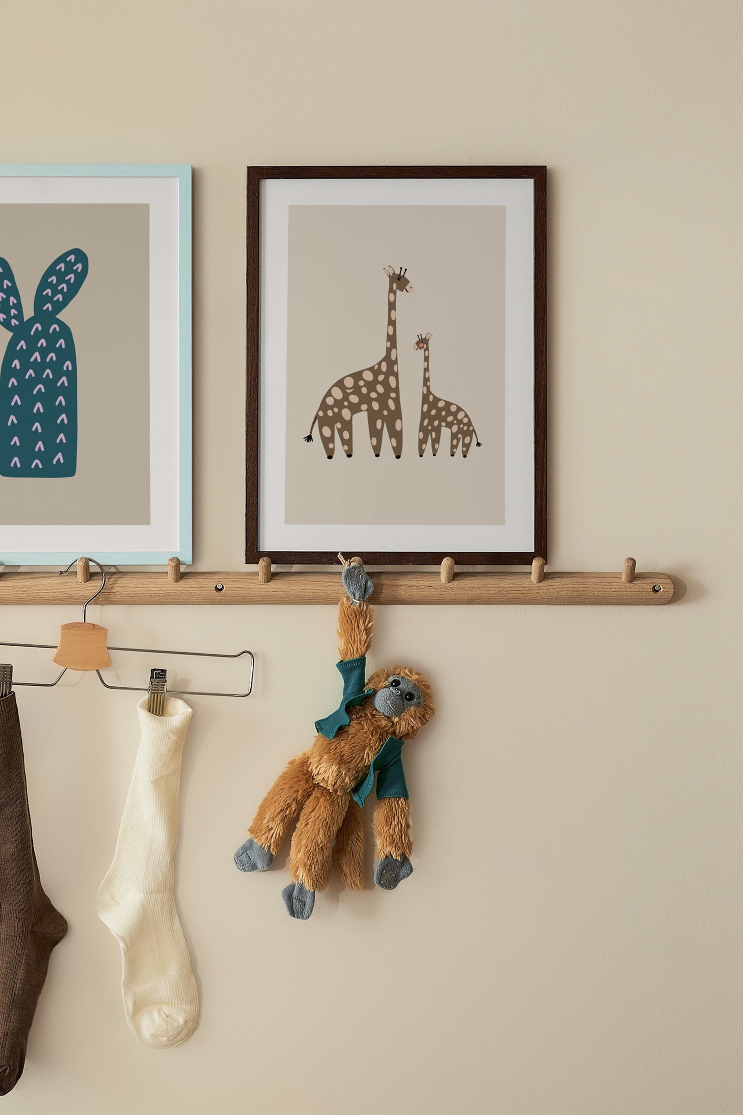 Dotty Giraffes Poster - Dotty Giraffes