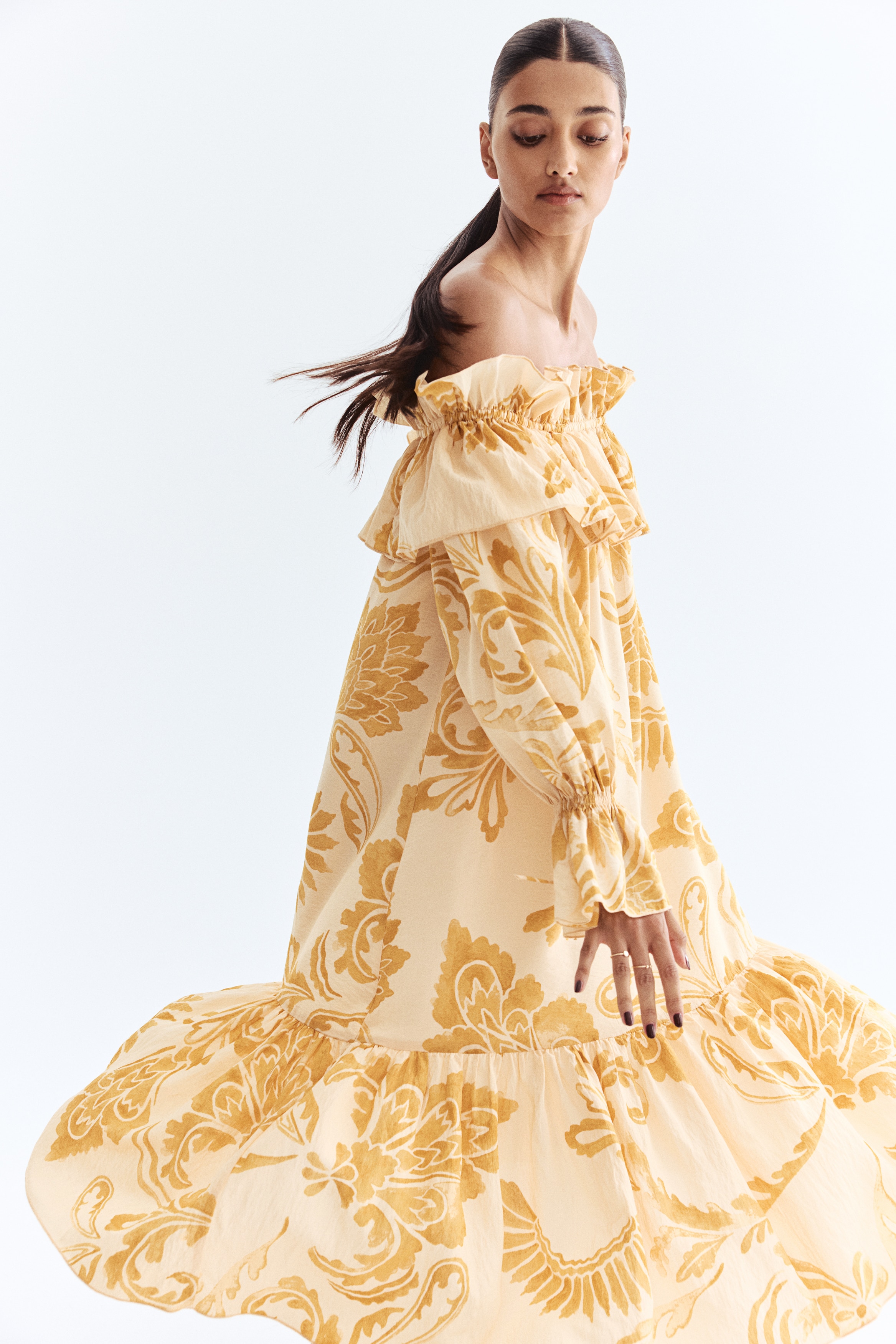 Off-the-shoulder dress
