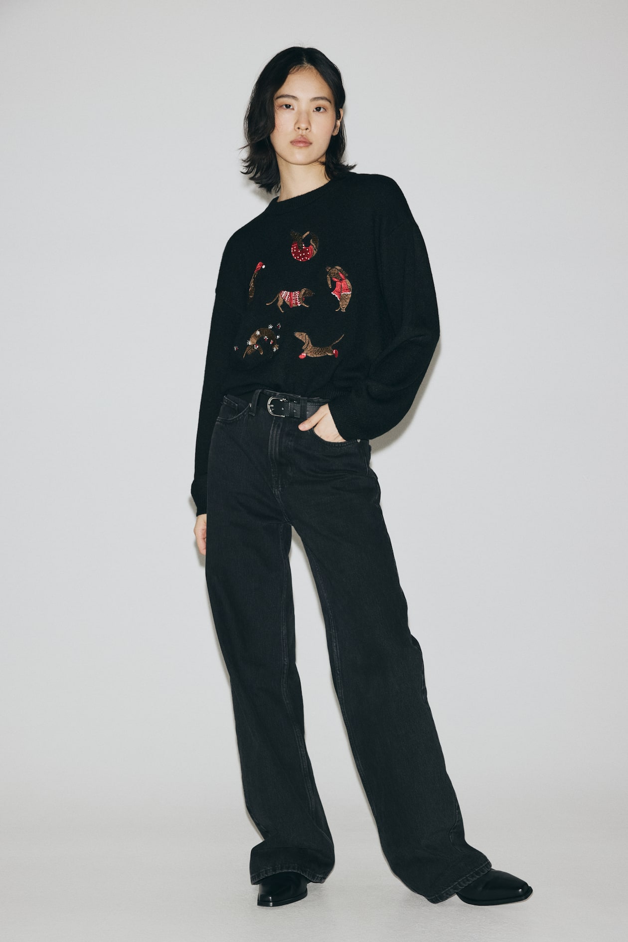 Embroidered Sweater - image 2