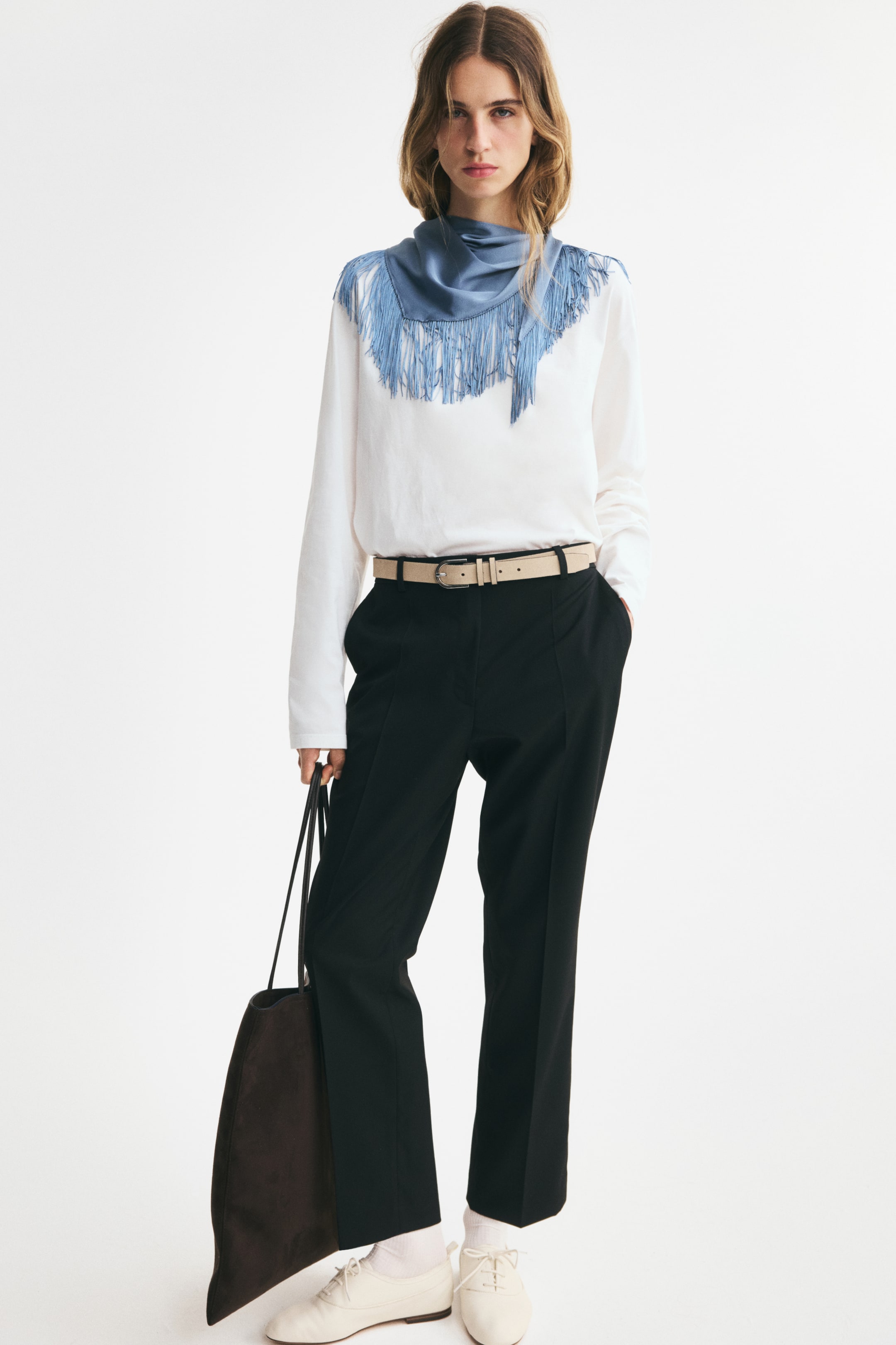 Agrandir l'image: Pantalon cigarette - Noir - FEMME | H&M FR 1