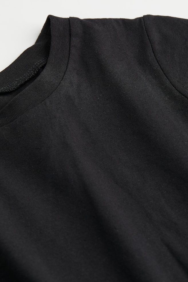 T-shirt en coton - Noir/Marron clair/Blanc/Gris clair chiné/Bleu/manettes de jeu/Gris chiné/T.rex - 4