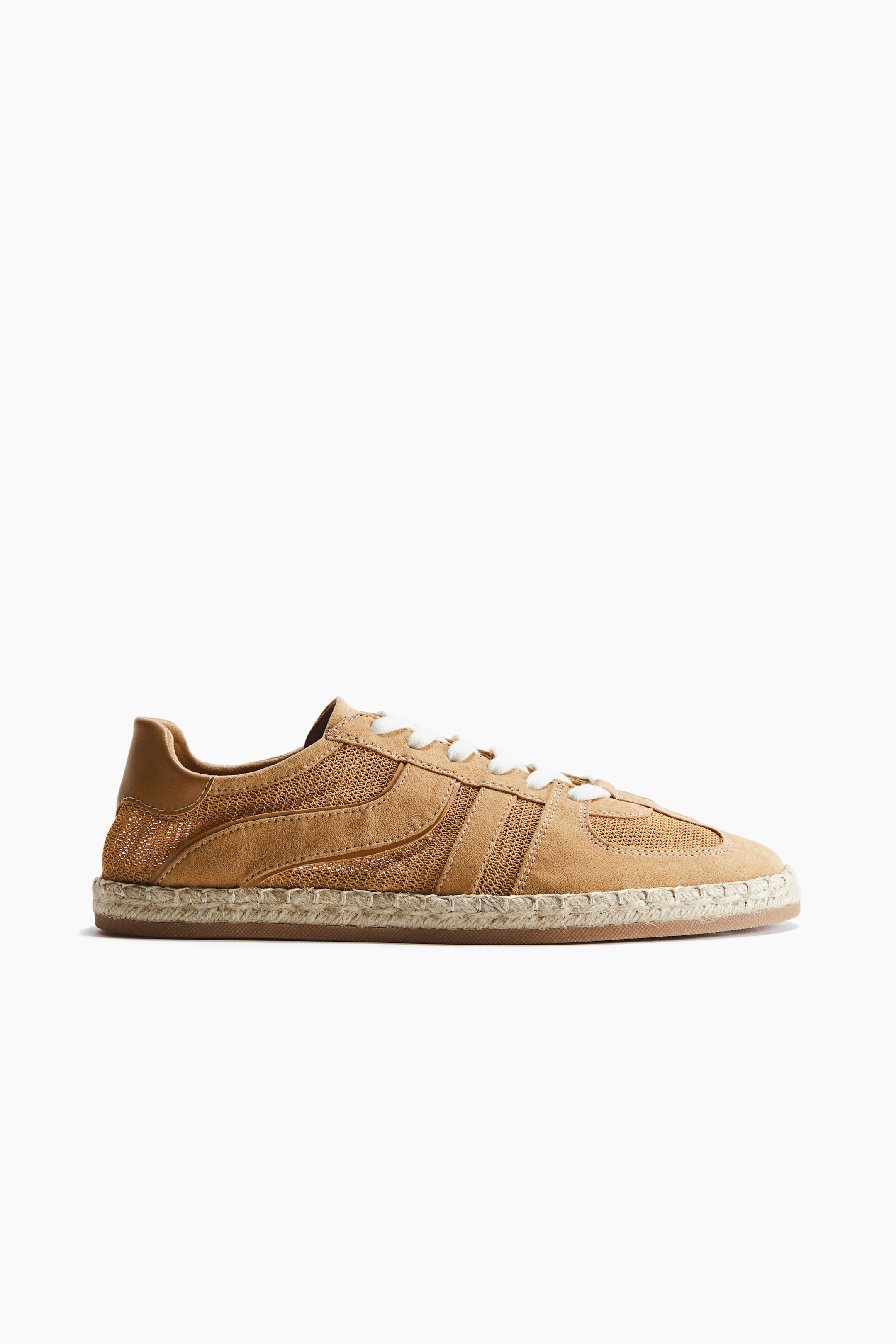 Grotere afbeelding bekijken: Espadrillesneakers - Donkerbeige - DAMES | H&M BE 1