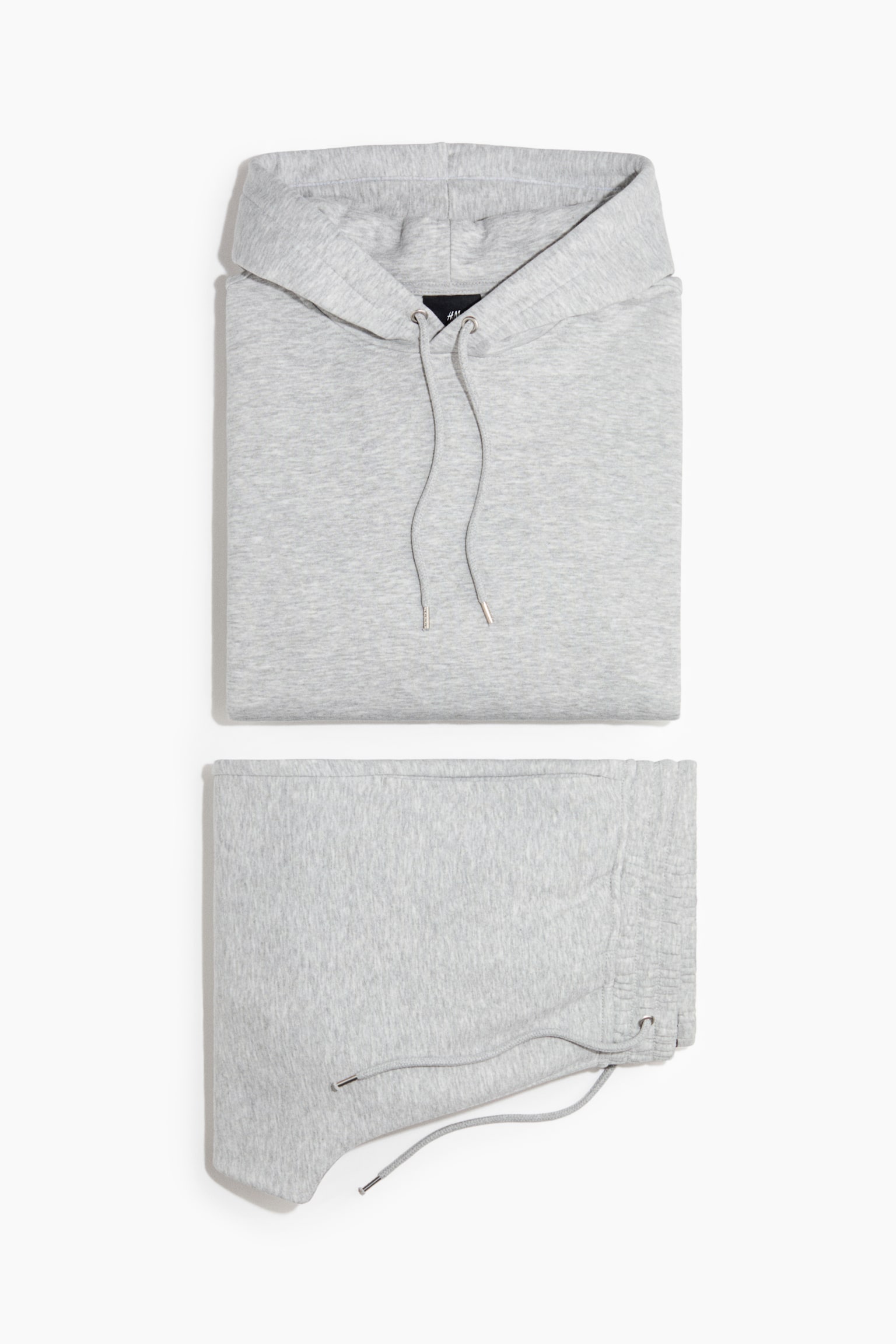 2-piece Loose Fit hoodie and joggers set - Grey marl/Black/Dark grey/Dark blue