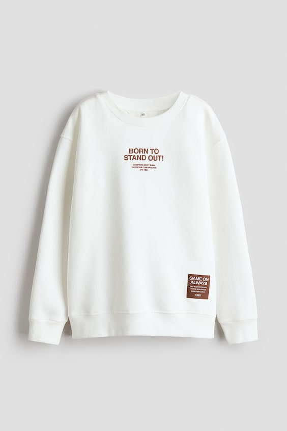 Детские худи H&M Printed Sweatshirt