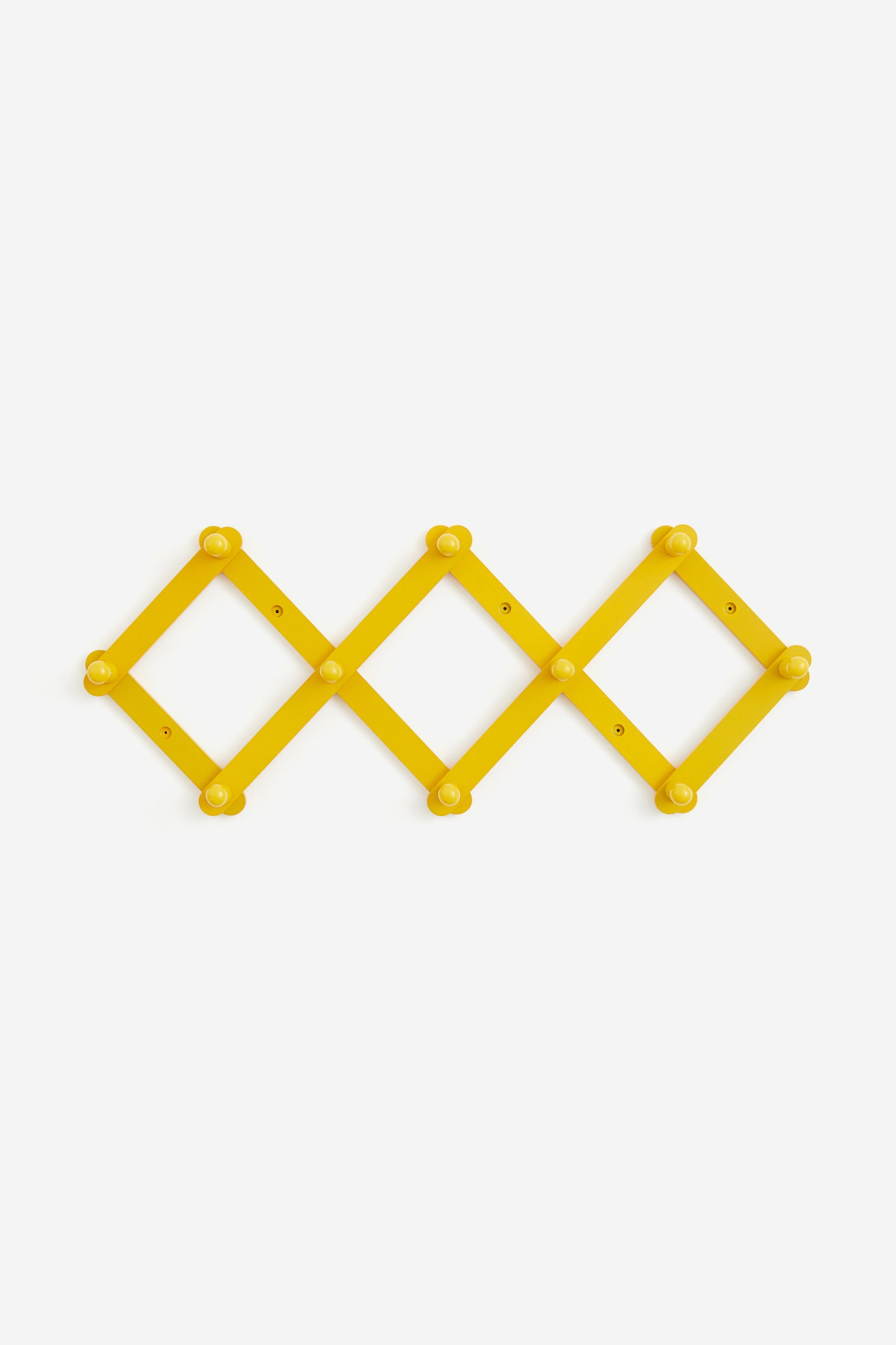 Wooden hanging rack - Yellow - 1