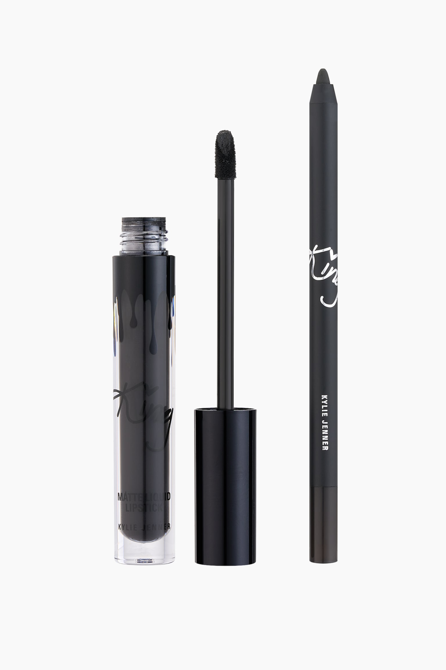 King Kylie Matte Liquid Lip Kit - Dead Of Knight/Kylie Jennner Lips/True Brown K/A Decade