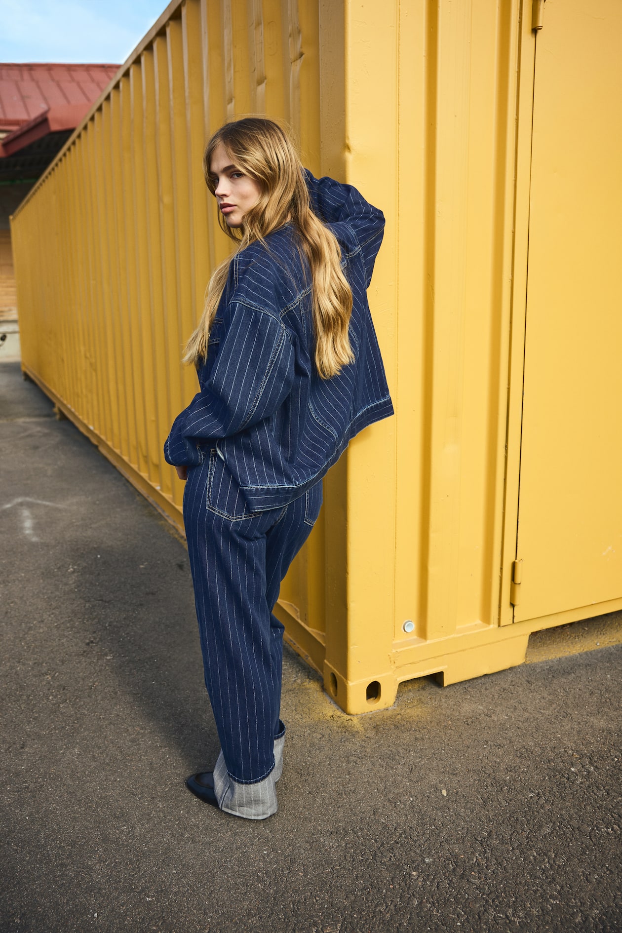 Wide Ultra High Foldover Cuff Jeans - image 2