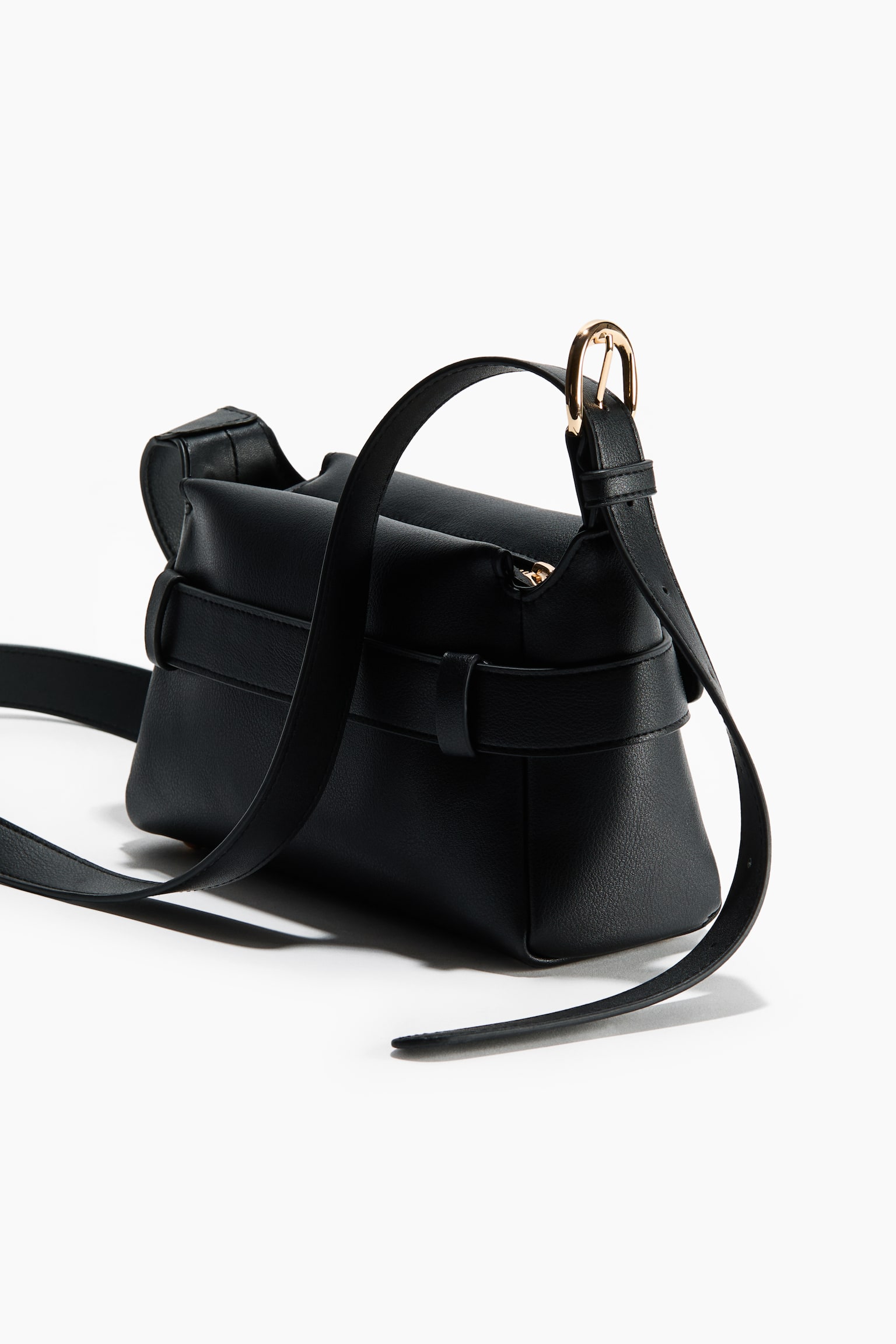 Женская сумка H&M Strap-Detail Crossbody, цвет: Чёрный — фото 8