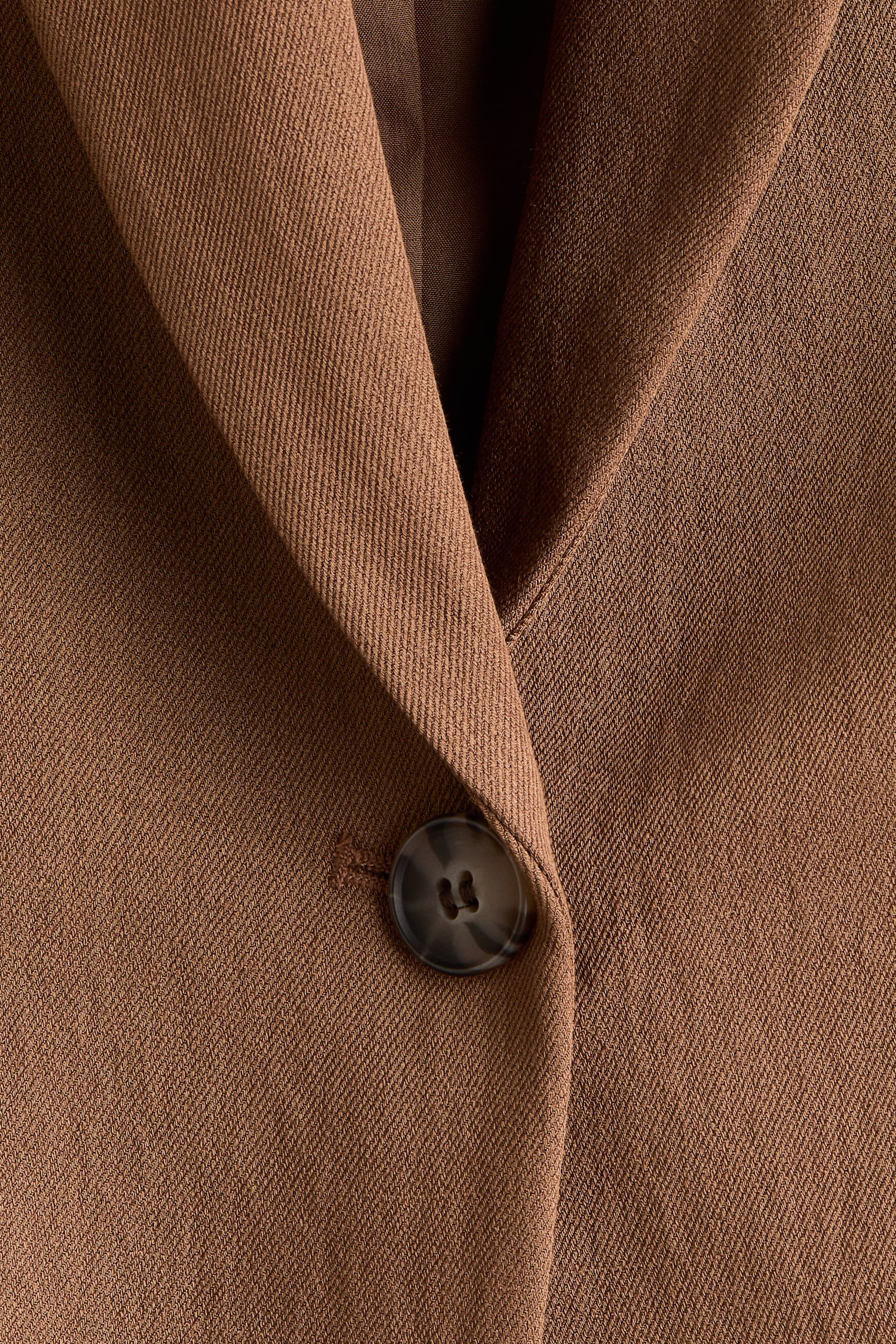 Single-breasted blazer - Brown - 2