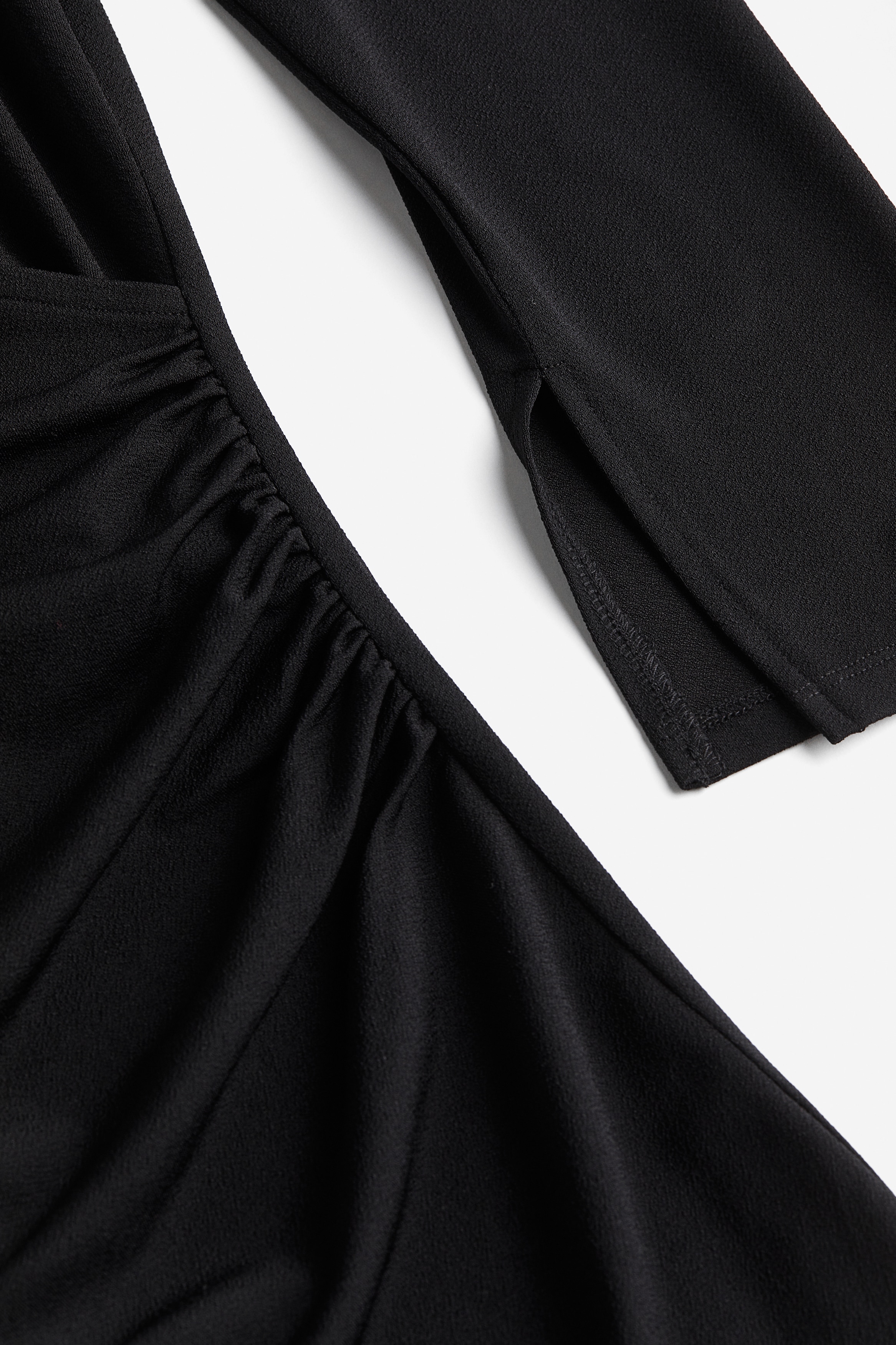 Women's Black Wrap Shirt Dress | H&M US Women's Black Wrap Shirt Dress | H&M US