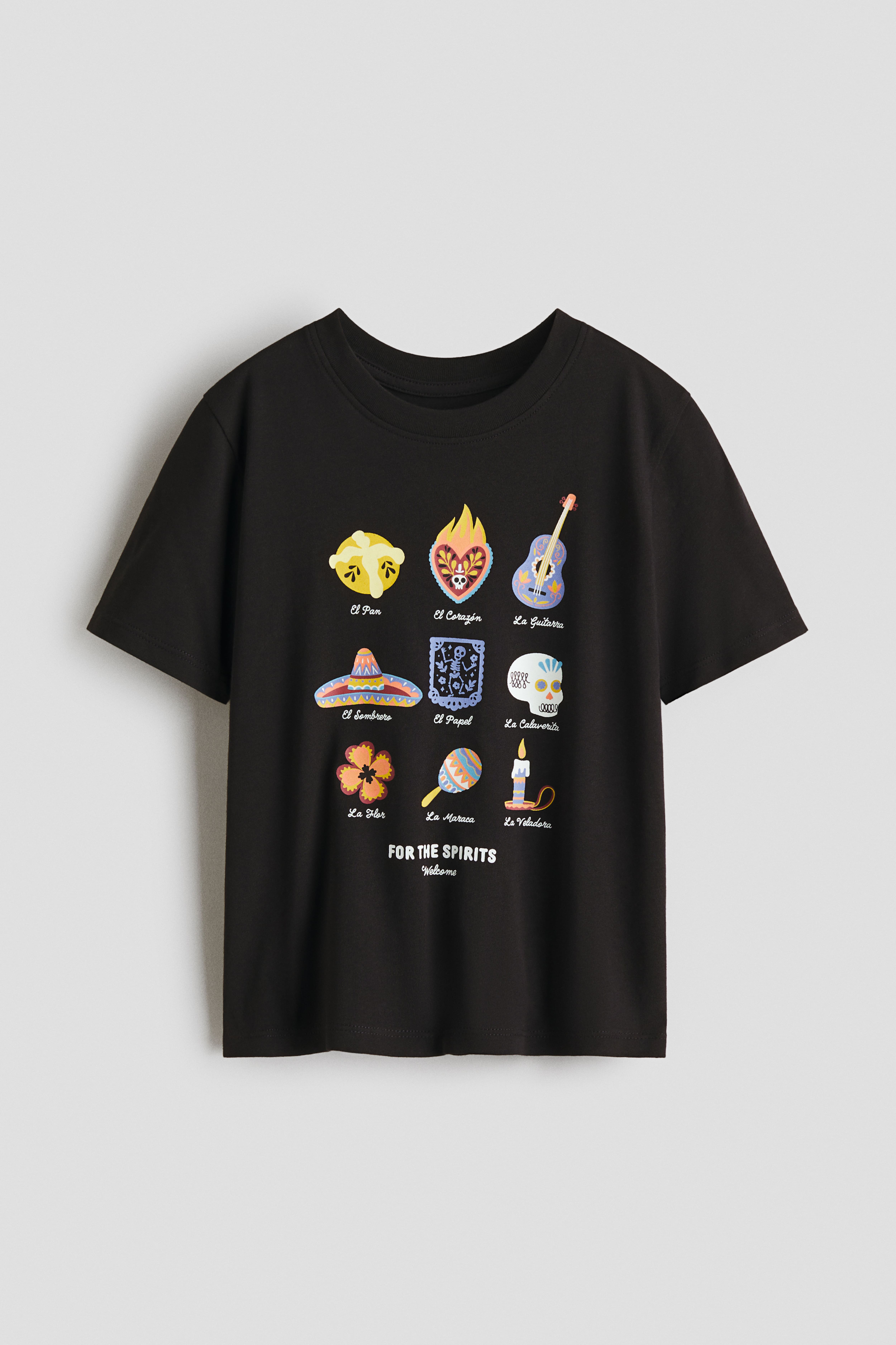 Cotton T-Shirt with Printed Motif