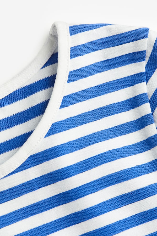 T-shirt - Blue/White striped/White/Black/Mauve - 3