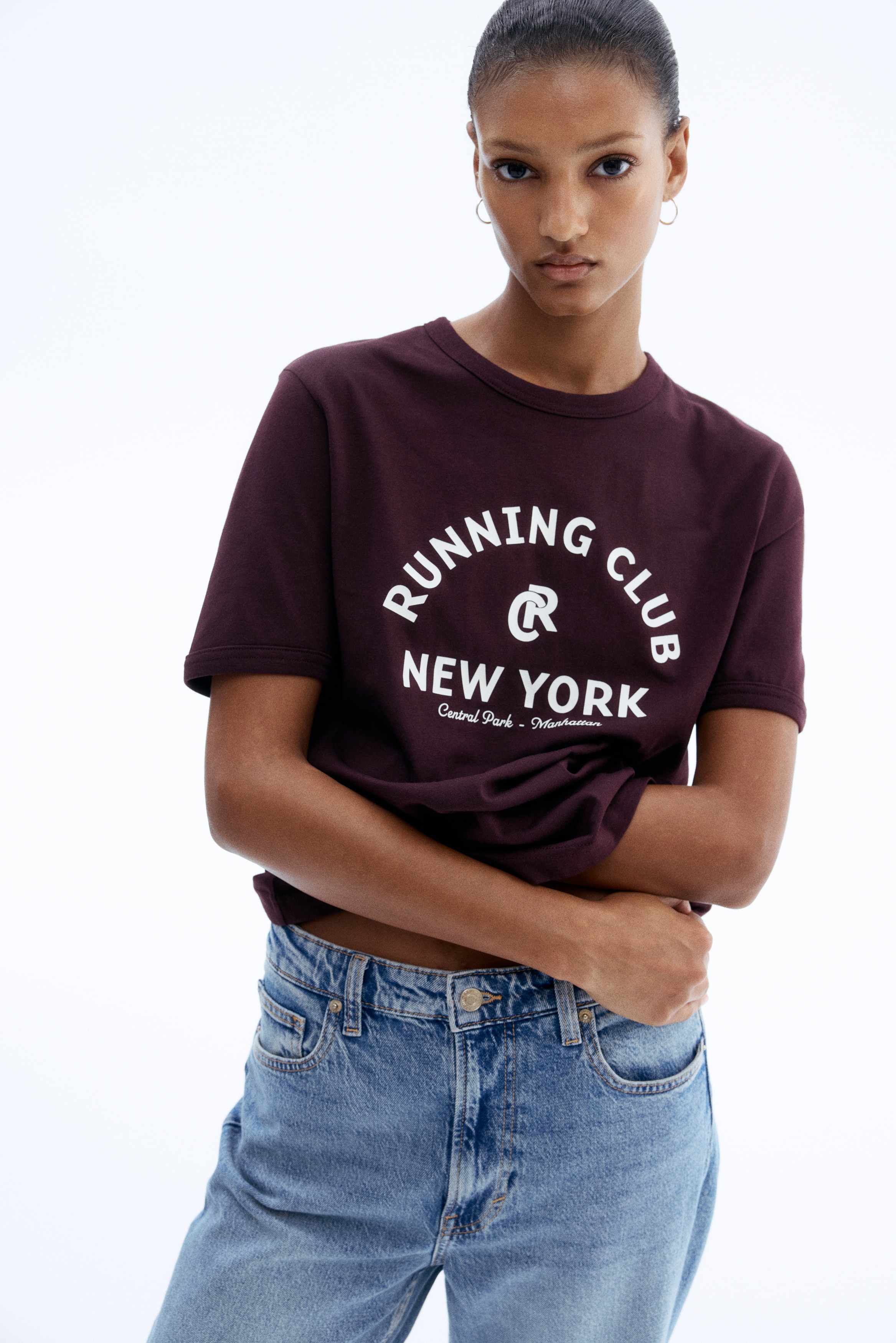 Print-motif T-shirt