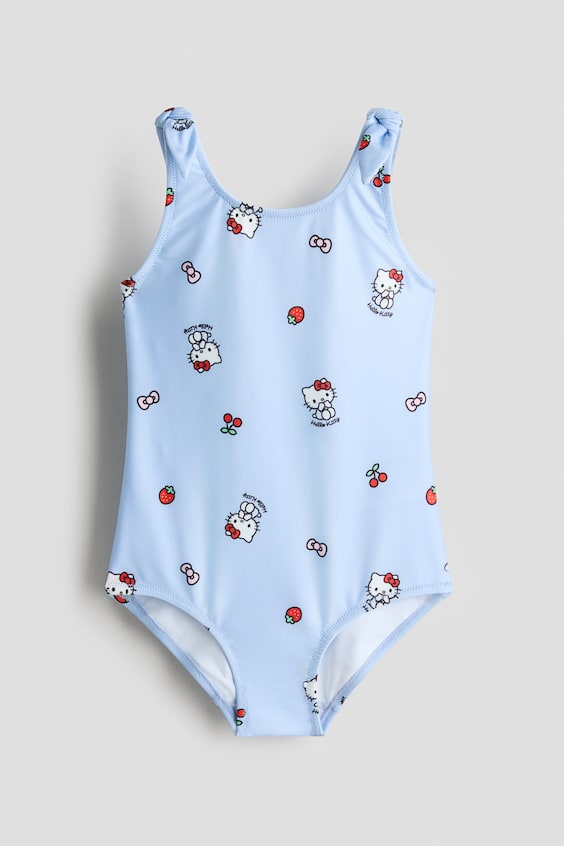 Детские купальники H&M Printed Knot-Detail Swimsuit