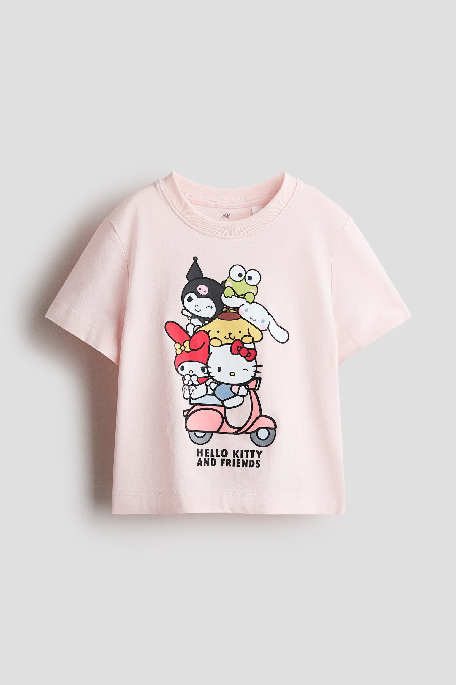 Tričko s potiskem - Světle růžová/Sanrio/Bílá/Sanrio/Bílá/Hello Kitty/Světle fialová/Hello Kitty/Modrá/Hello Kitty/Bílá/Squishmallows/Růžová/The Rolling Stones/Tmavě šedá/Lilo & Stitch/Červená/My Melody