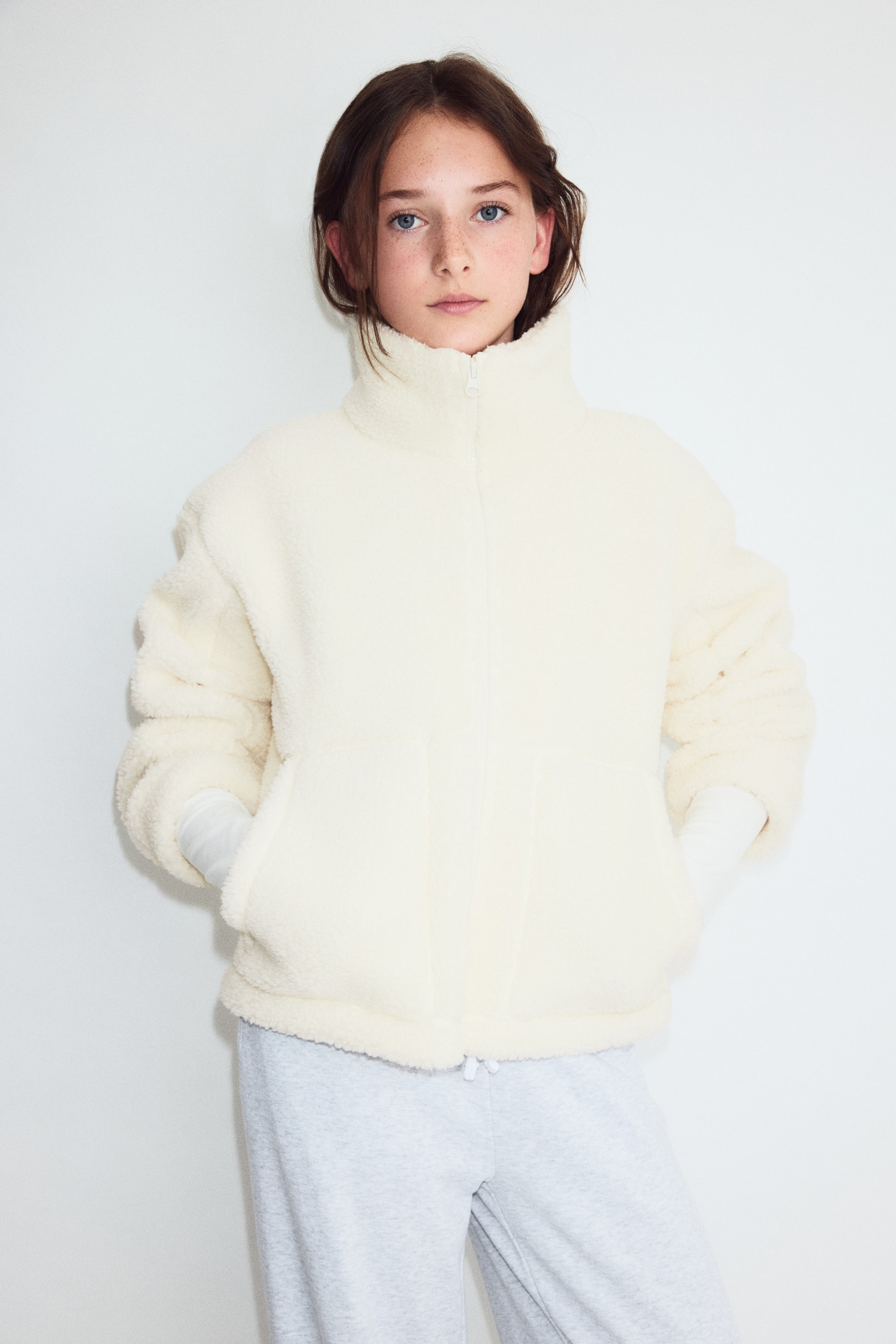 Warm Teddy Fleece Activewear Jacket