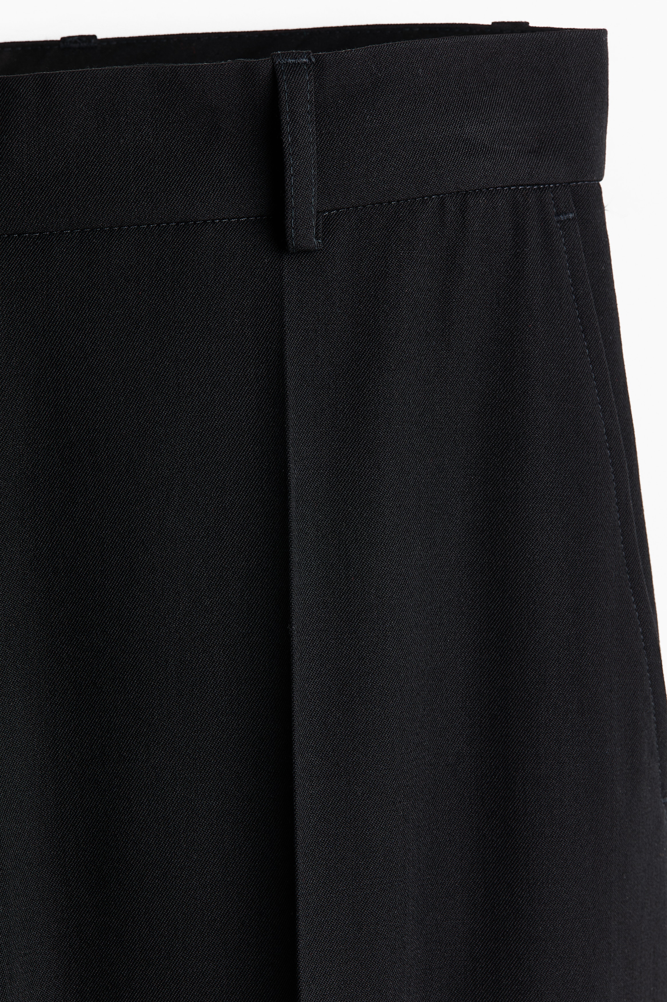 black dress pants h&m H&M Dress Pants Women 14 Black Business Casual Pull on Side Zip Ankle