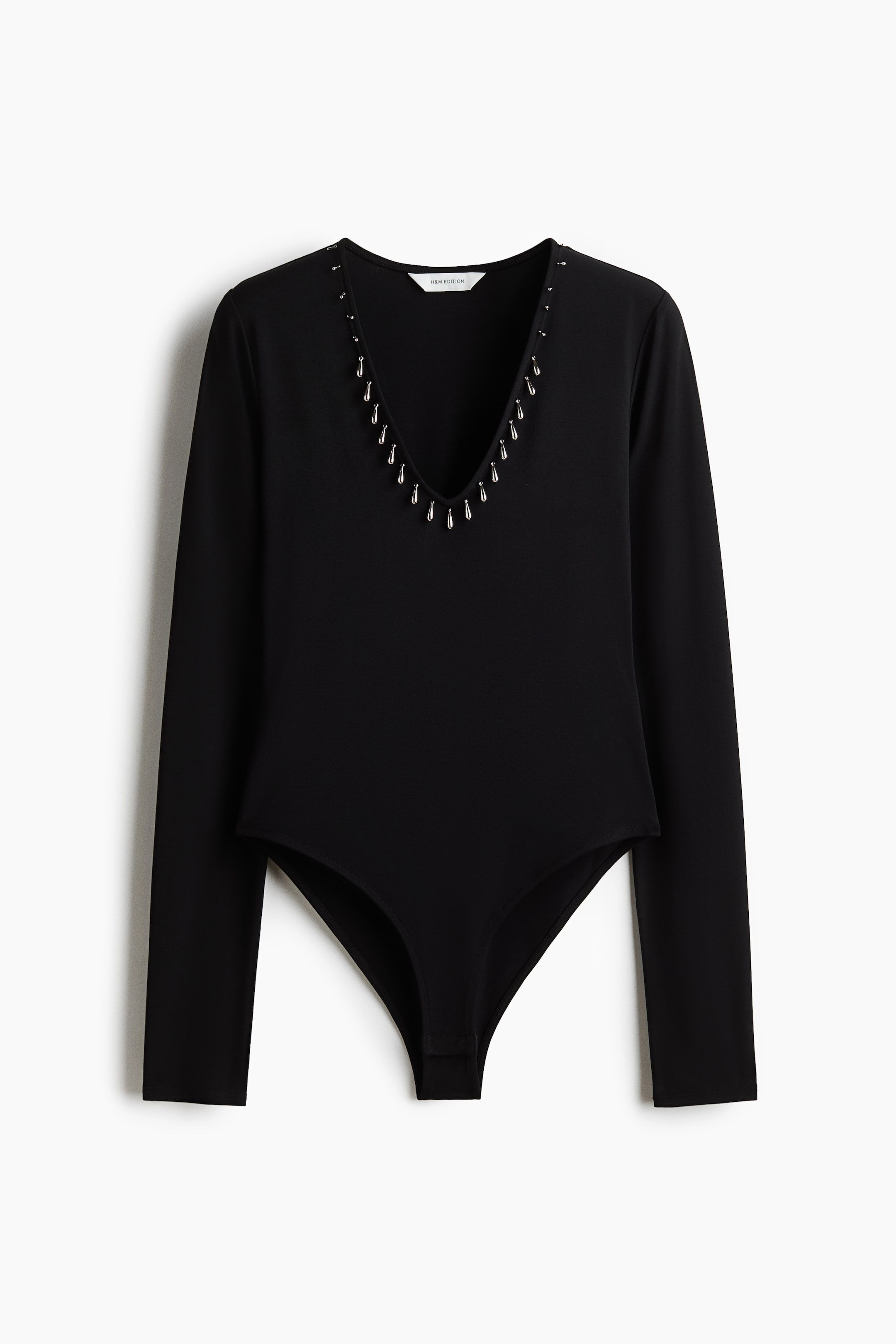 Agrandir l'image: Bead-trimmed body - Black | H&M BE 1