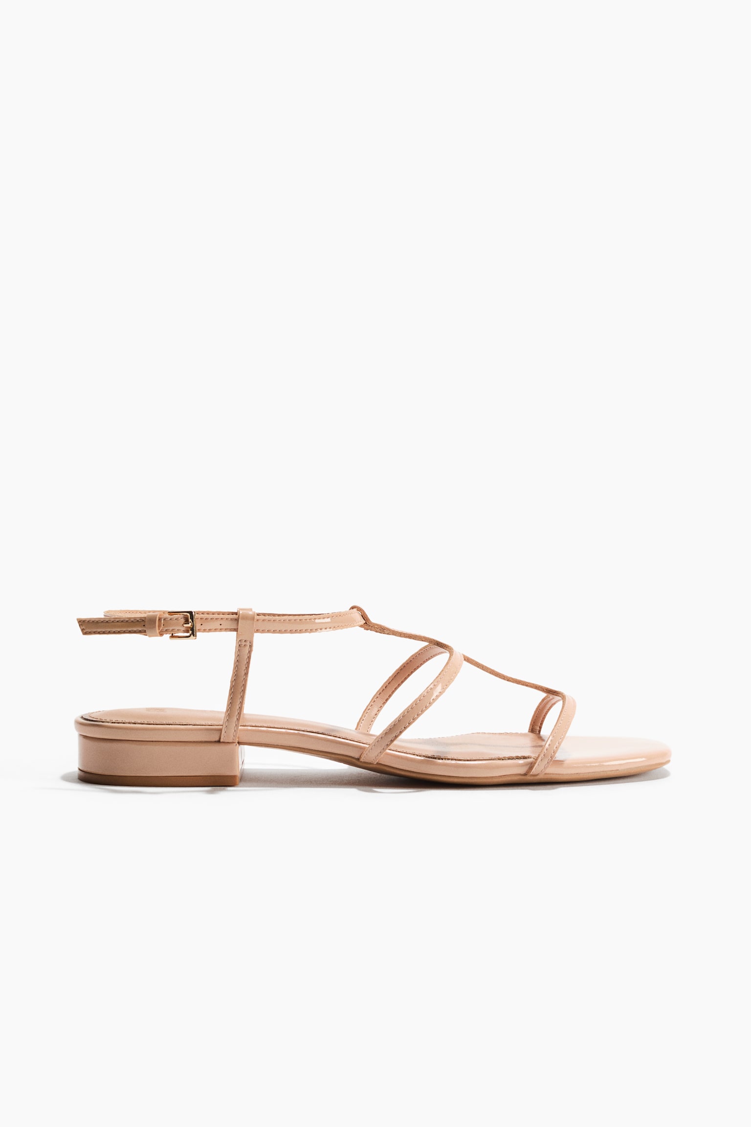 Strappy sandals-Beige - 1