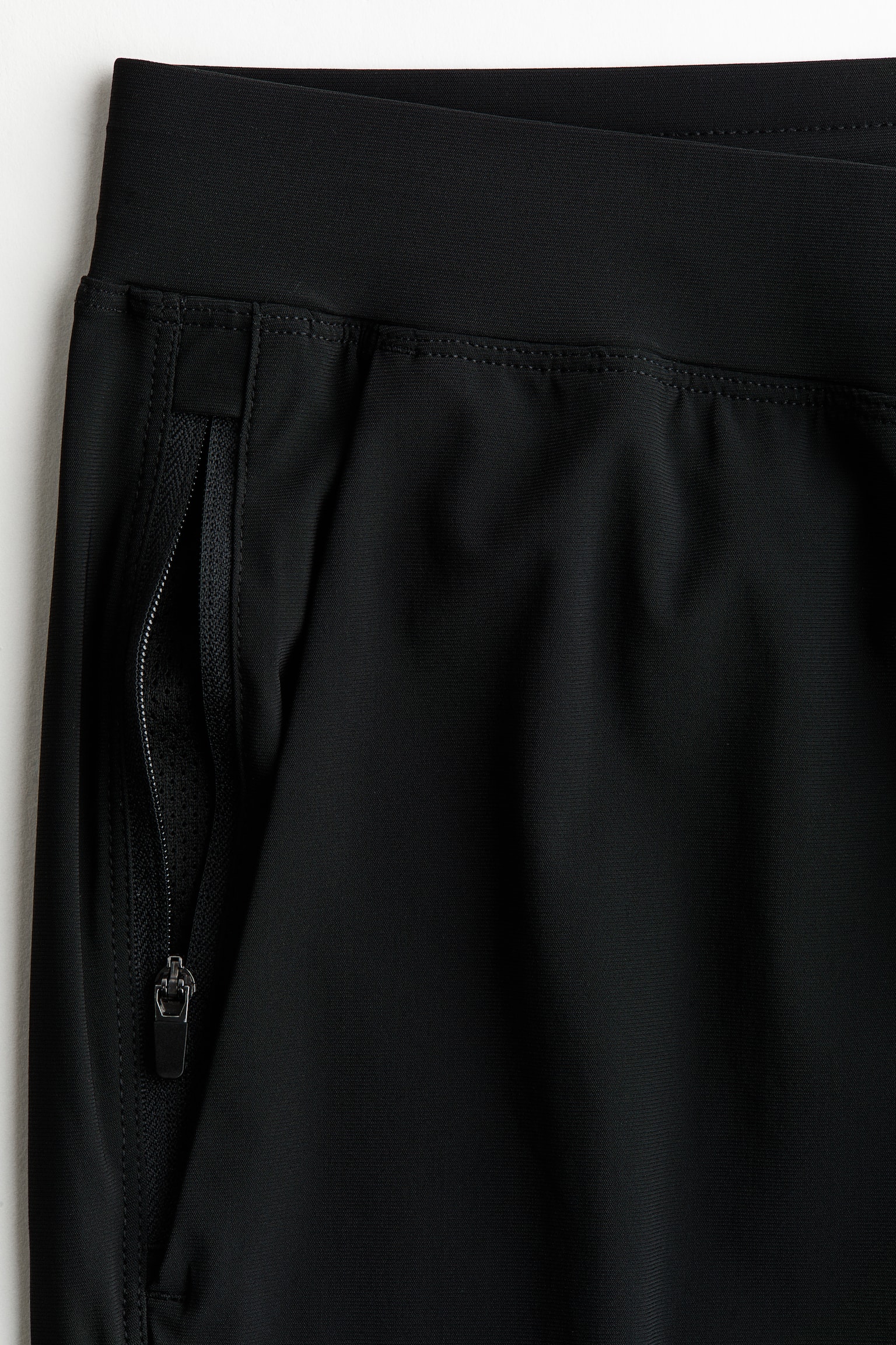 Мужские брюки H&M Sports Joggers with DryMove™, цвет: Чёрный — фото 8